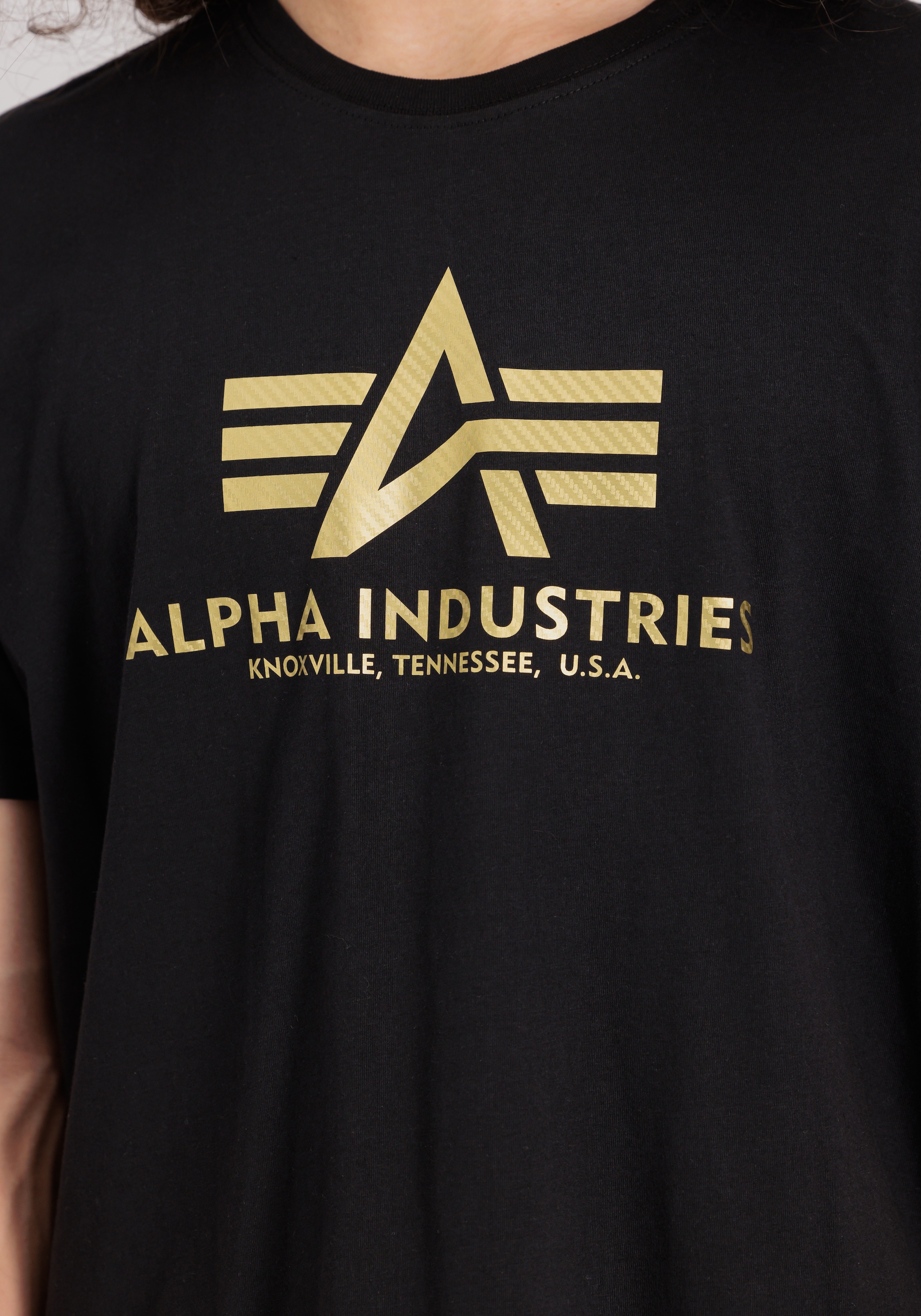 Alpha Industries Rundhalsshirt »Basic T Carbon«