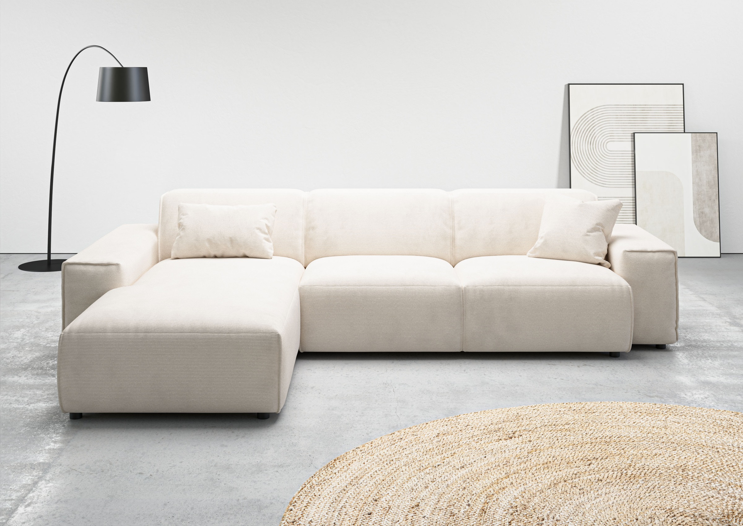 andas Ecksofa »Glimminge auch in Breitcord, Feincord, Bouclé + Easy care-Be günstig online kaufen