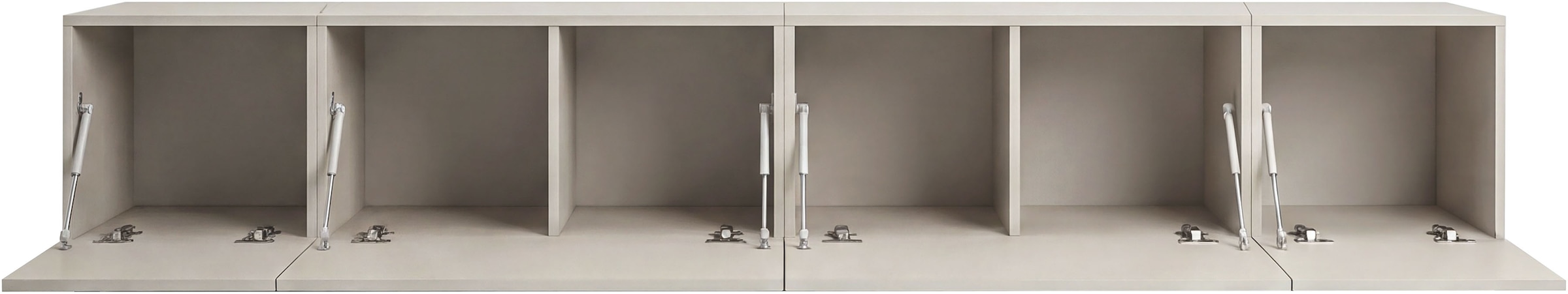 OTTO home Lowboard »SPIAGGIA, 4-teiliges Set, Breite 270cm, stehend & hängend montierbar« TV-Möbel, TV-Schrank, TV-Lowboard, Mediaboard