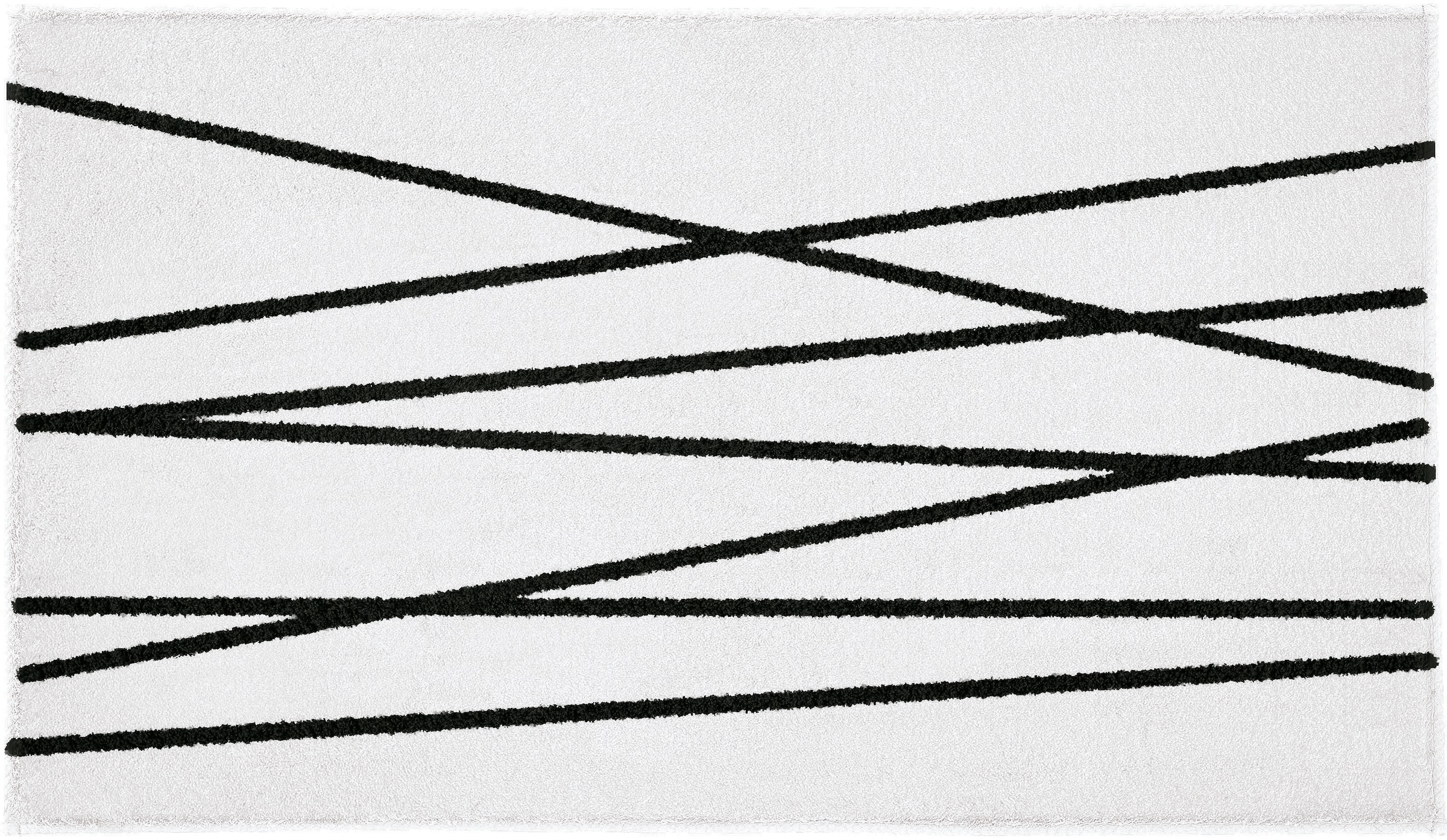 Kleine Wolke Badematte »Tira« Höhe 20 mm rutschhemmend beschichtet fußbodenheizungsgeeignet Badteppich, modernes Streifen Design, waschbar