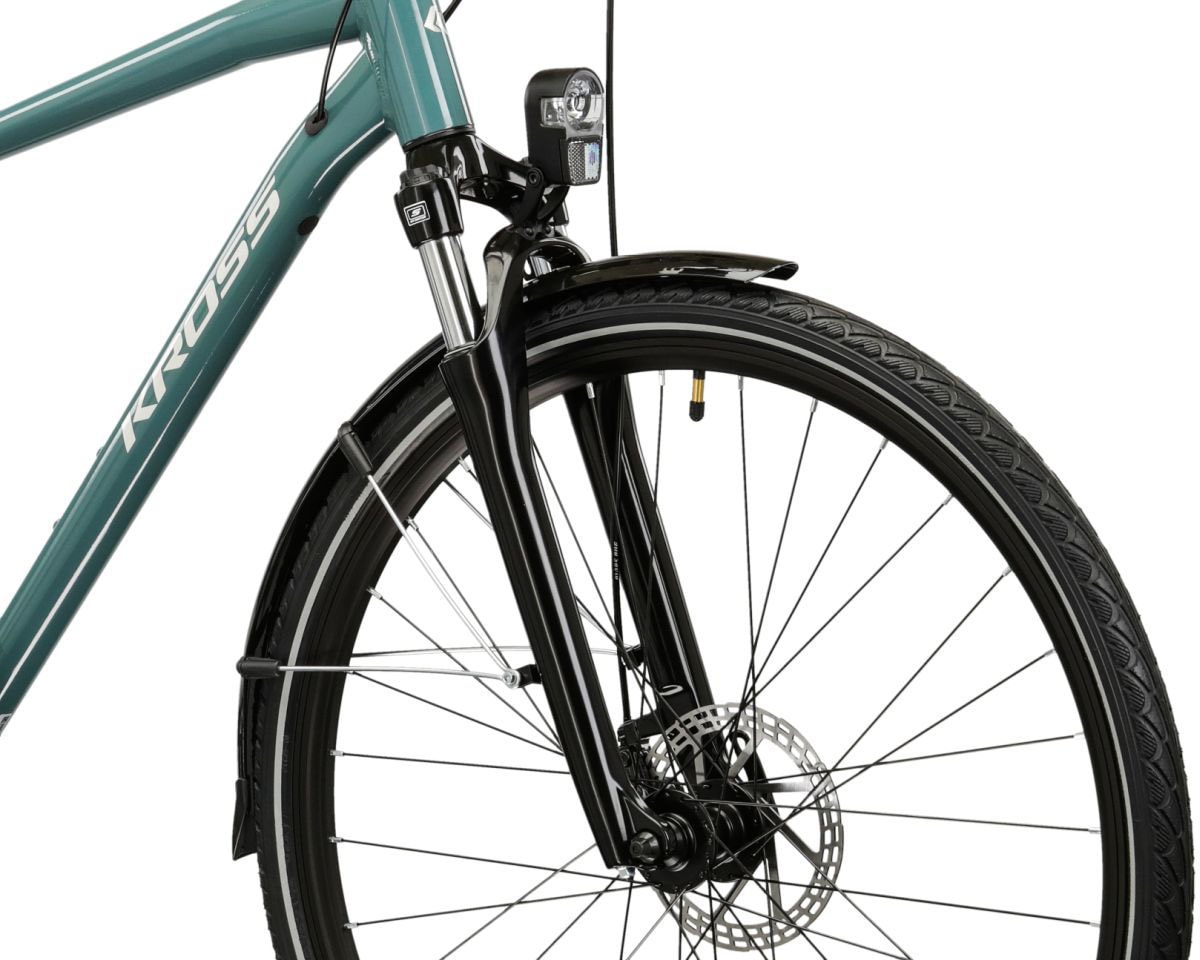 Kross Trekkingrad »Herren-Trekkingrad 28" Trans 3.0 Grün 24 Gänge« 24 Gang Shimano ACERA M3020 Schaltwerk Kettenschaltung