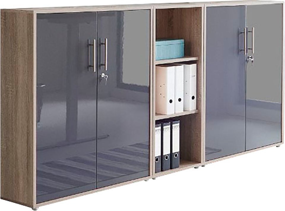 BMG Möbel Büromöbel-Set »Tabor«, (Set, 3 tlg.)