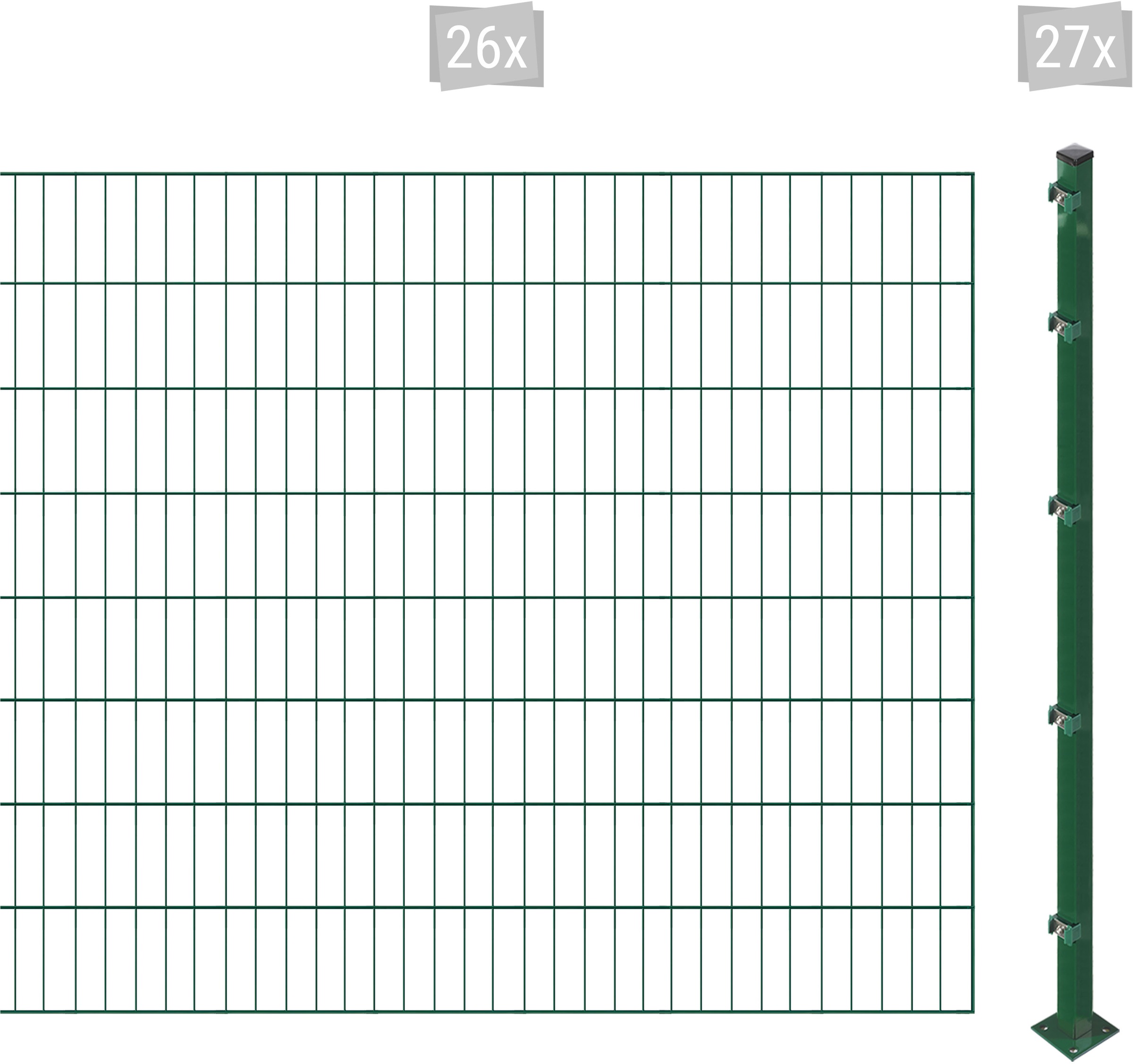 Arvotec Einstabmattenzaun »ESSENTIAL 160 zum Einbetonieren«, Zaunhöhe 160 cm, Zaunlänge 2 - 60 m