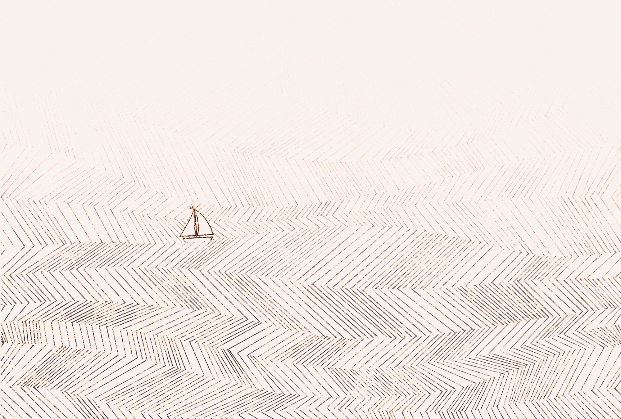 Architects Paper Fototapete »Atelier 47 Waves Artwork 3« geometrisch glatt günstig online kaufen