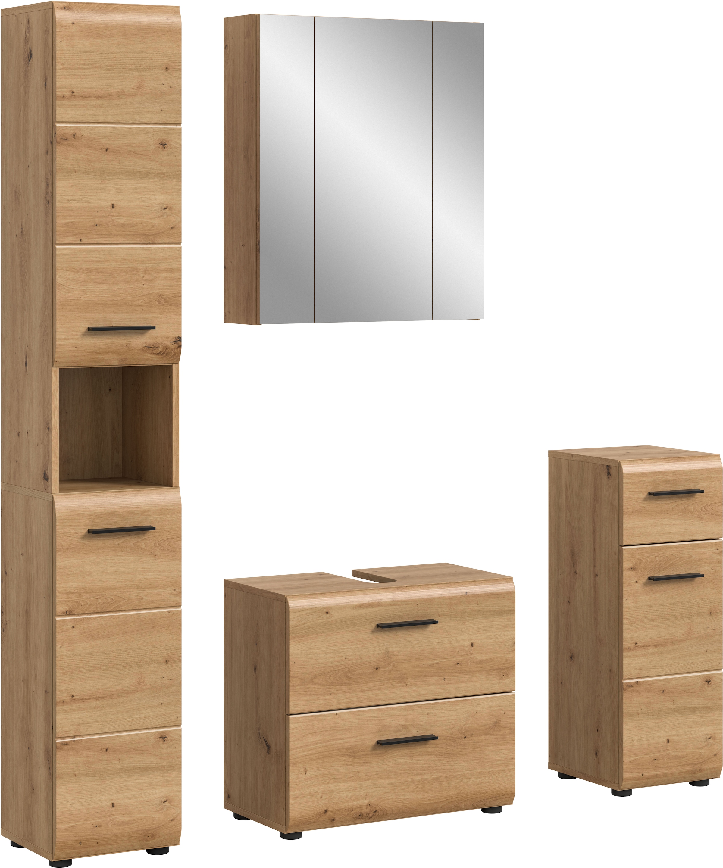 INOSIGN Badezimmer-Set Set, 4 Stk. tlg. Florenz, Badkombination 4-tlg., Art günstig online kaufen