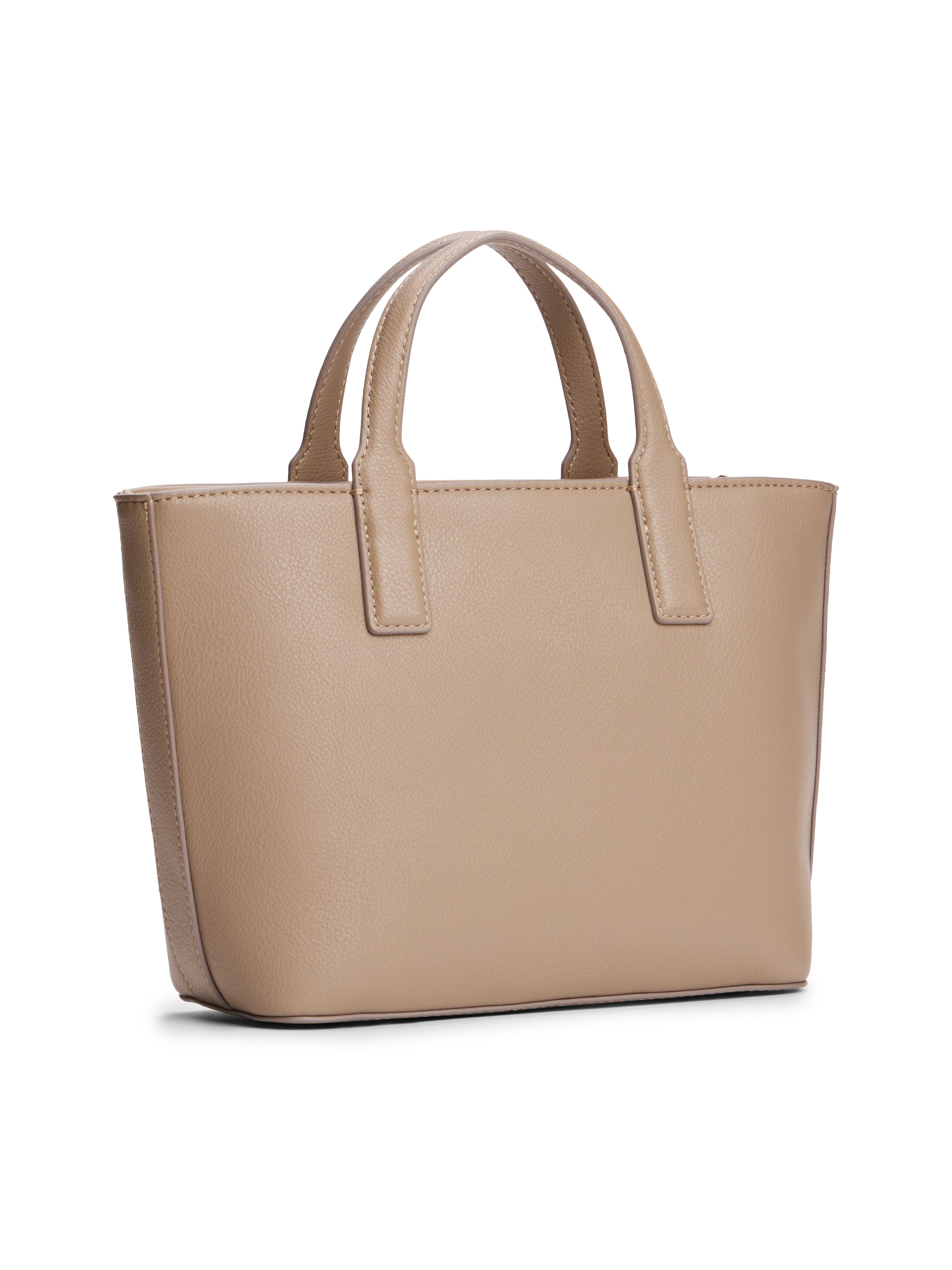 Tommy Hilfiger Henkeltasche »TH LOGOTAPE MINI TOTE«, Damen Umhängetasche, Schultertasche mit doppeltem Henkel