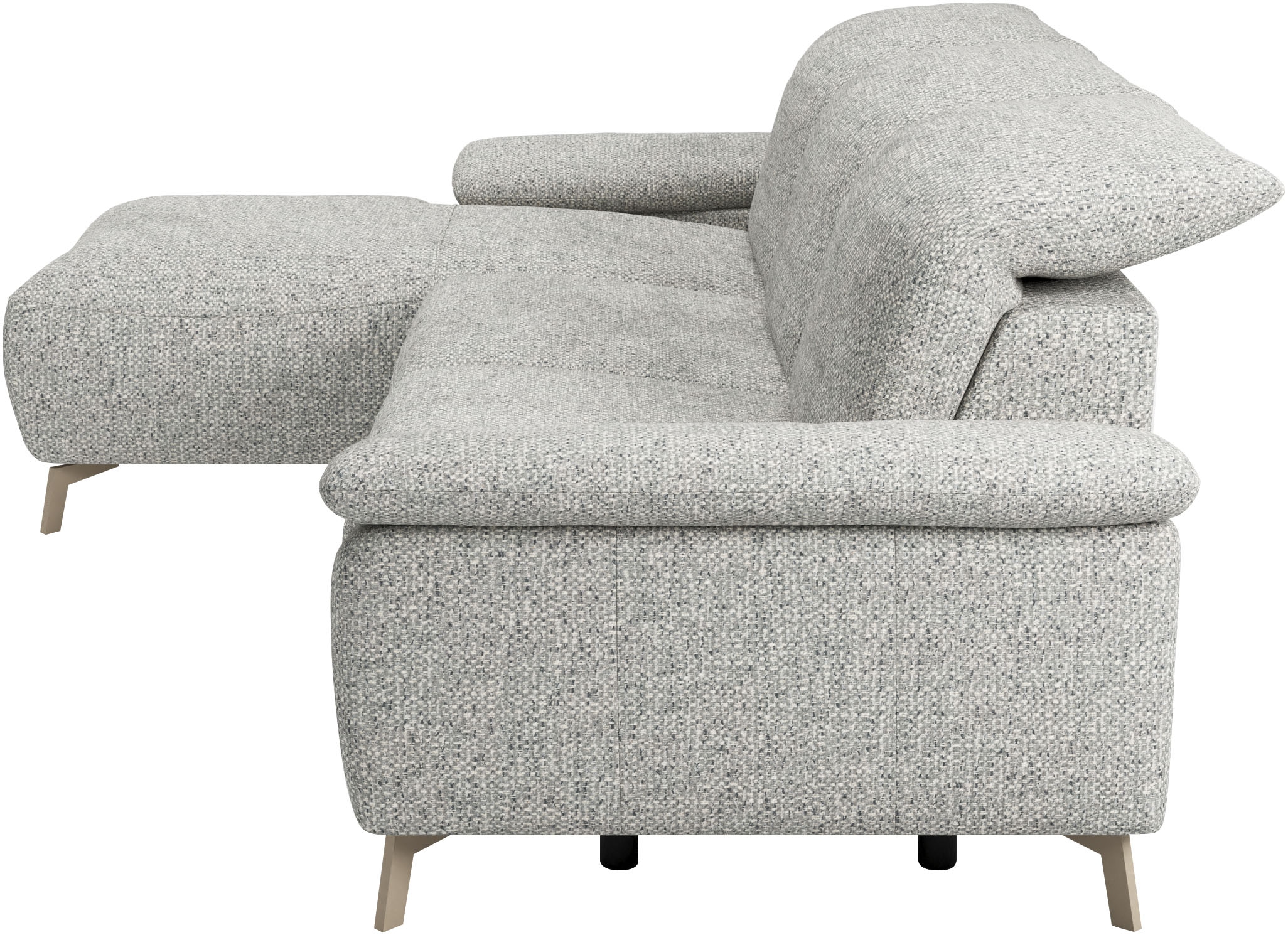 Musterring Ecksofa »MR 370, intelligenter Komfort im modernen Design« Optionale Relaxfunktion, flexible Kopfteile & klappbare Armlehnen