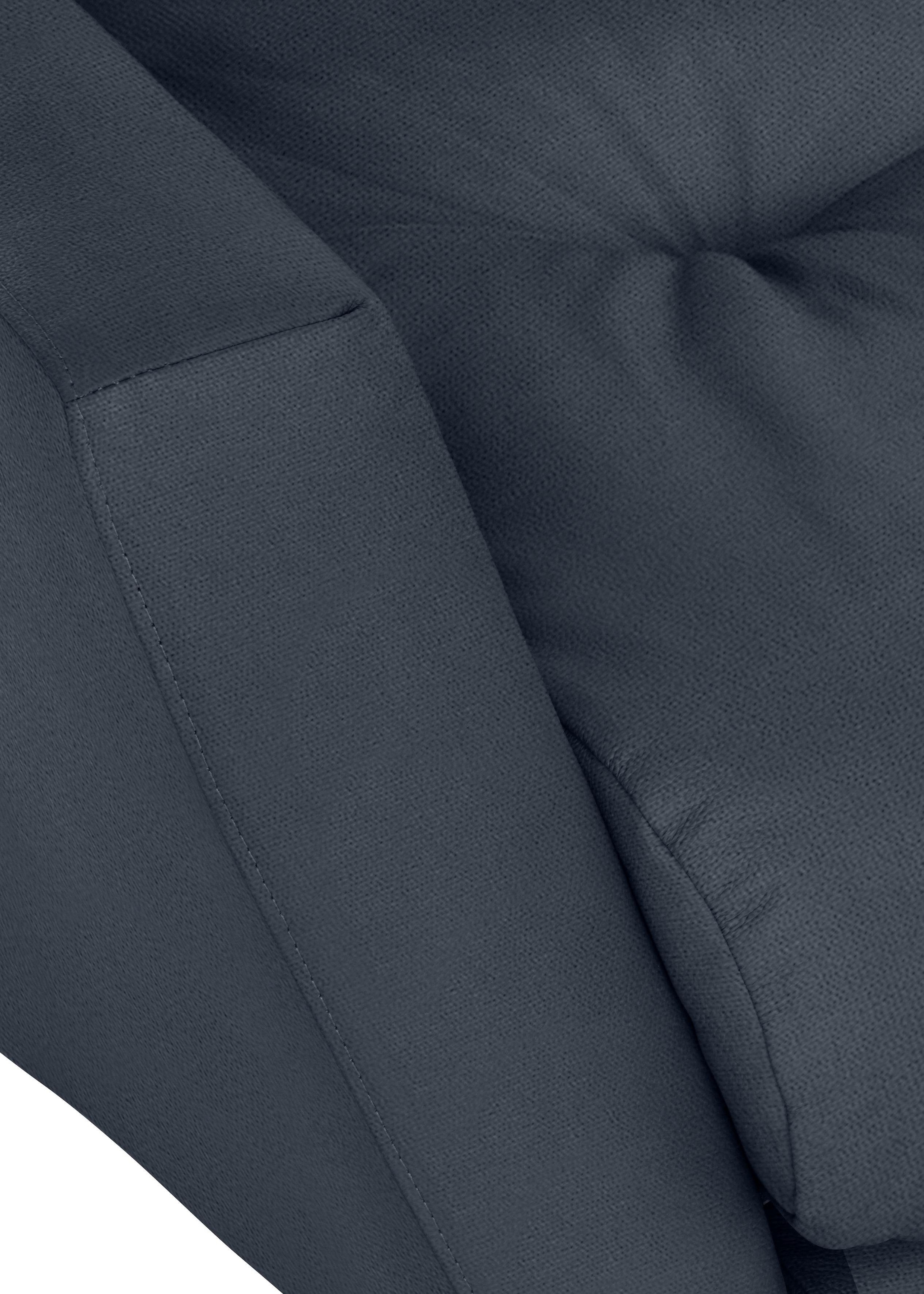 W.SCHILLIG Big-Sofa »softy«, mit dekorativer Heftung im Sitz, Füße Chrom glänzend