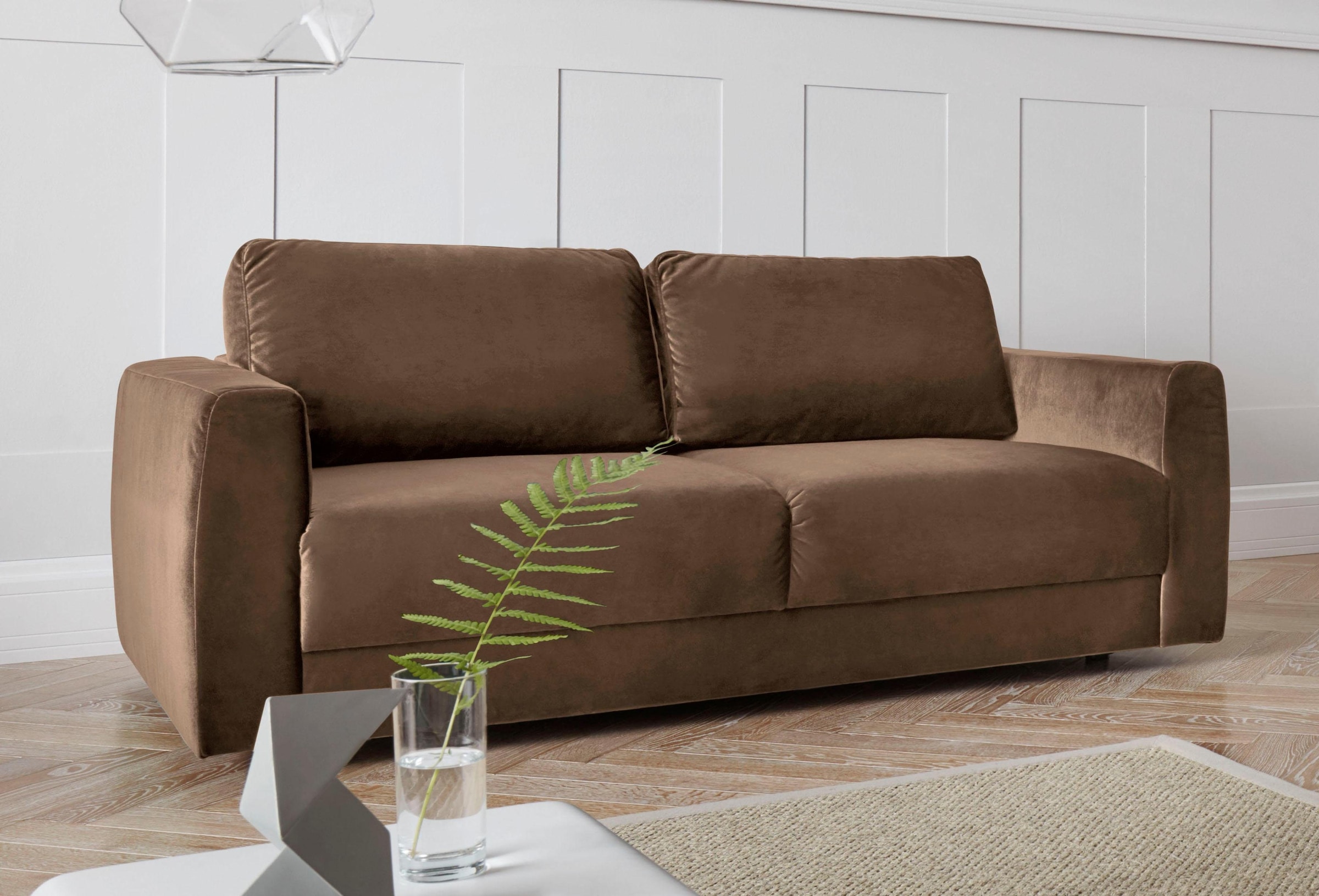 Home affaire 2-Sitzer »Hobro« in 3 Bezugsqualitäten in vielen Farben, Desig günstig online kaufen