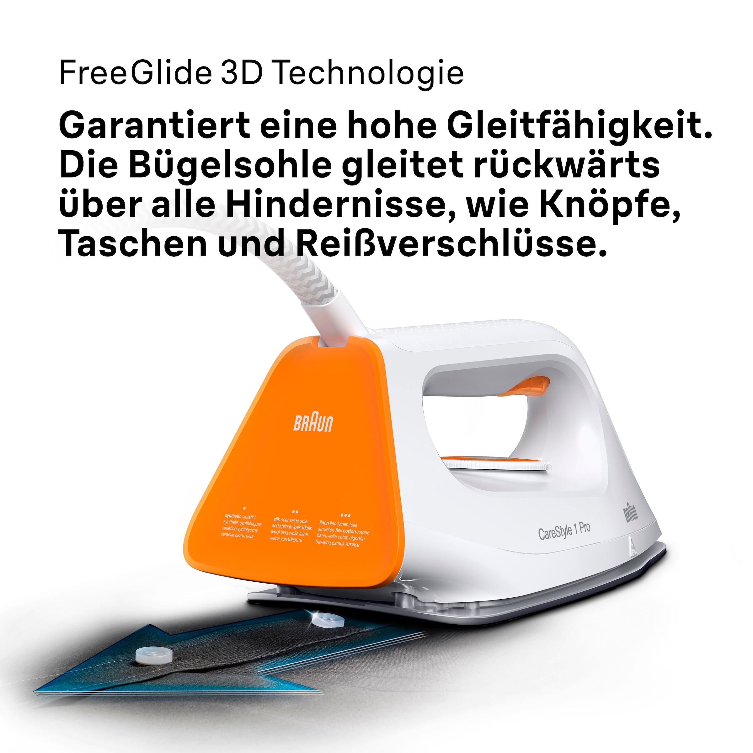 Braun Dampfbügelstation »Braun CareStyle 1 Pro IS1511WH«