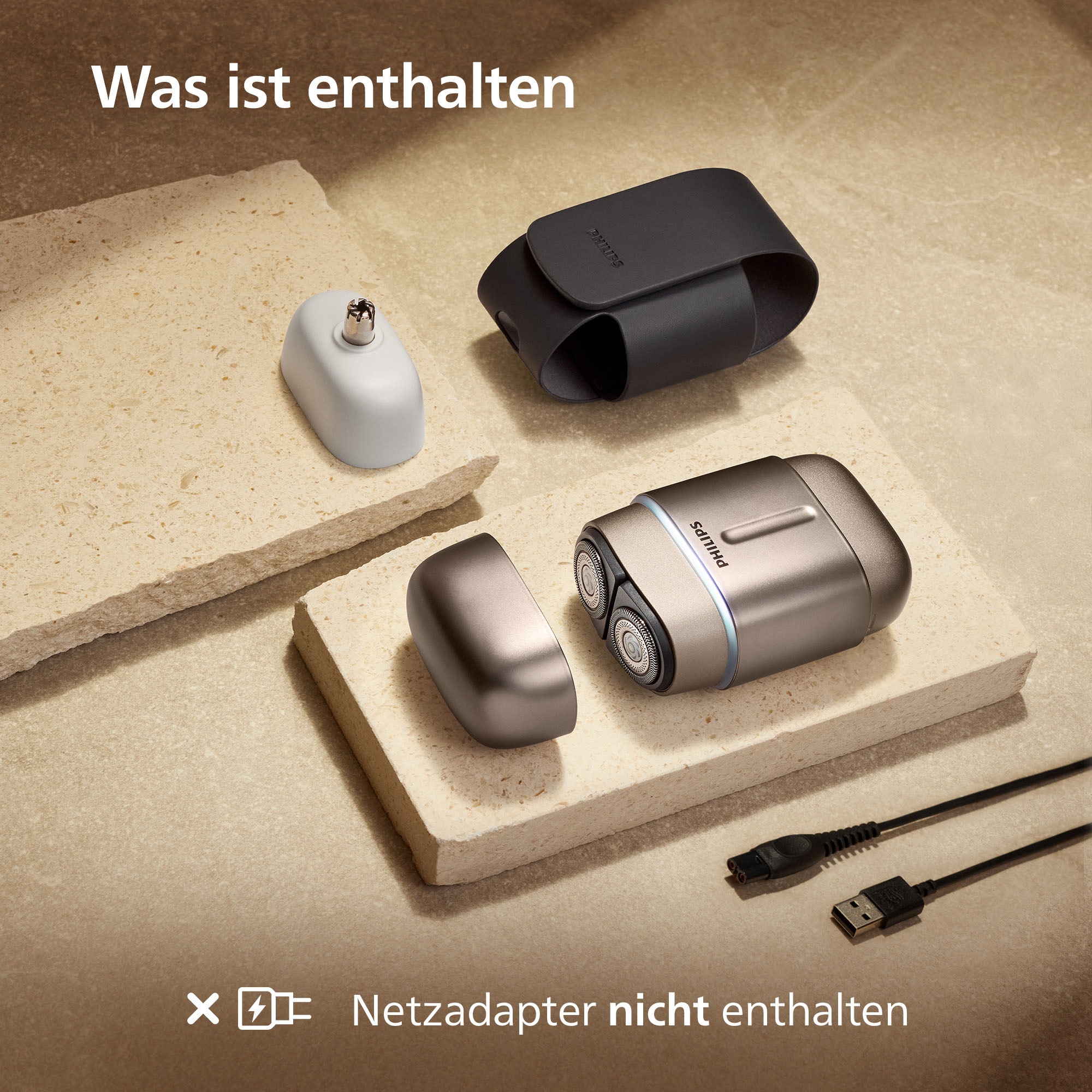 Philips Elektrorasierer »S791/06« 1 Stk. Aufsätze mit Dual SteelPrecision Klingen, 4D Flex Heads, inkl. Nasenhaartrimmer