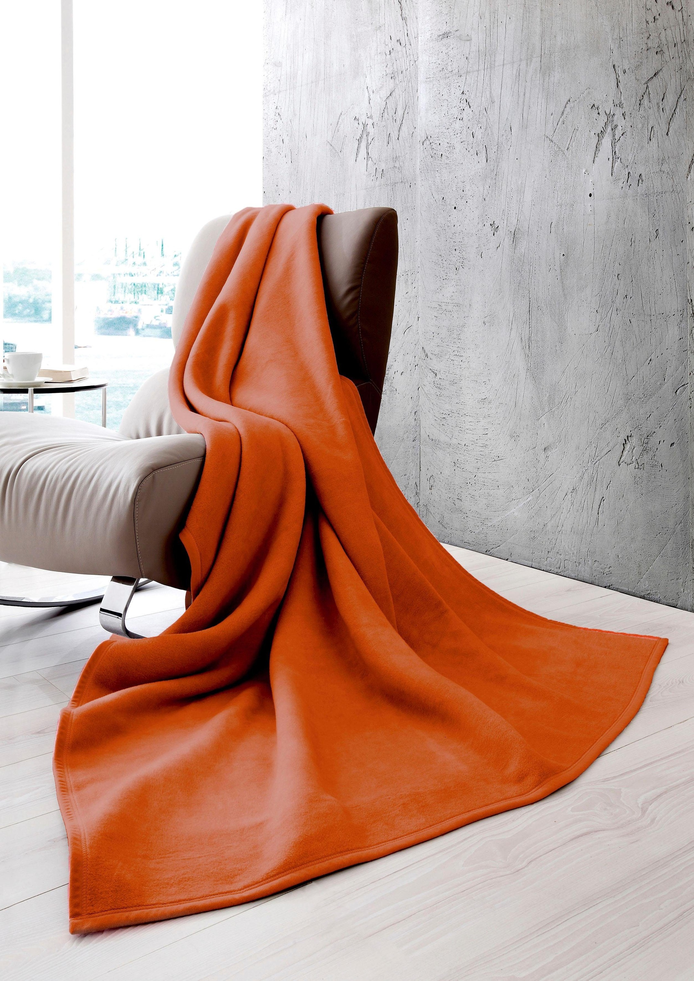 Biederlack Wohndecke »Uno Soft«, Kuscheldecke günstig online kaufen