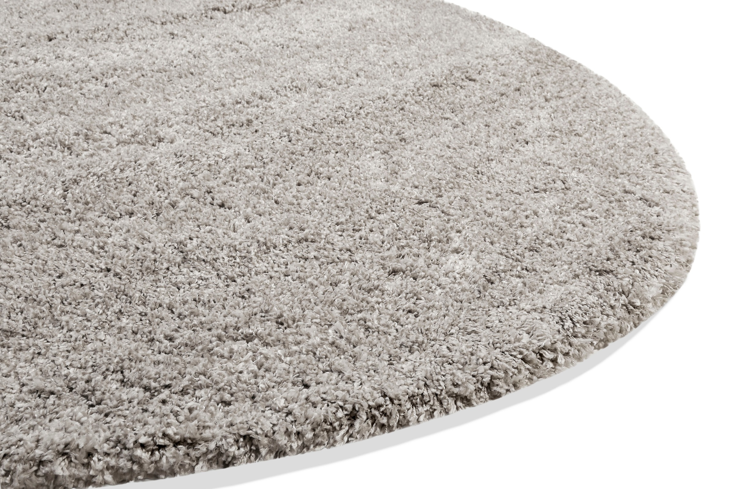 Wecon home Basics Hochflor-Teppich »Paula«, rund, 55 mm Höhe, Wohnzimmer