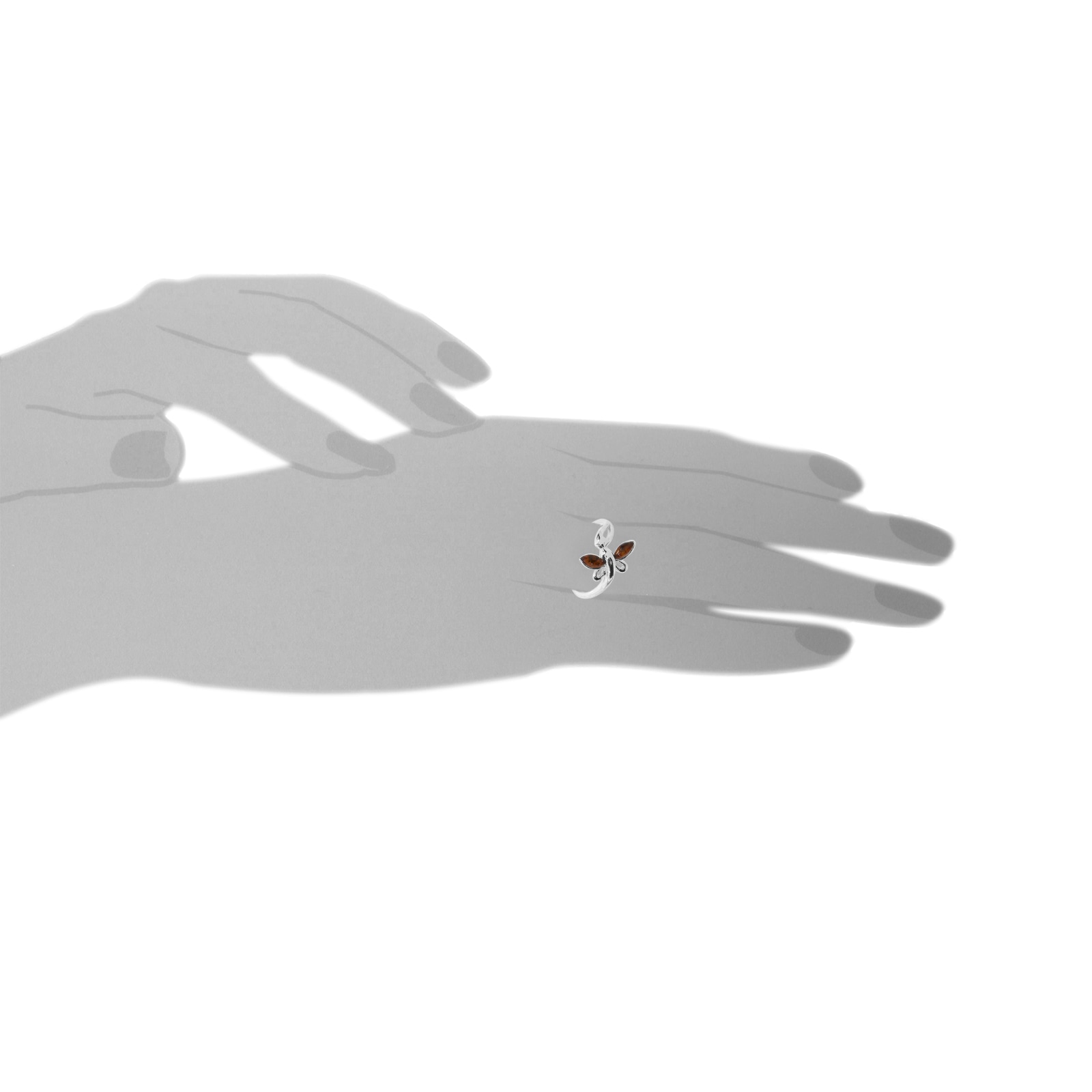 OSTSEE-SCHMUCK Fingerring »Ostsee-Schmuck Ring Schmetterling Ring Schmetterling«, (1 tlg.)
