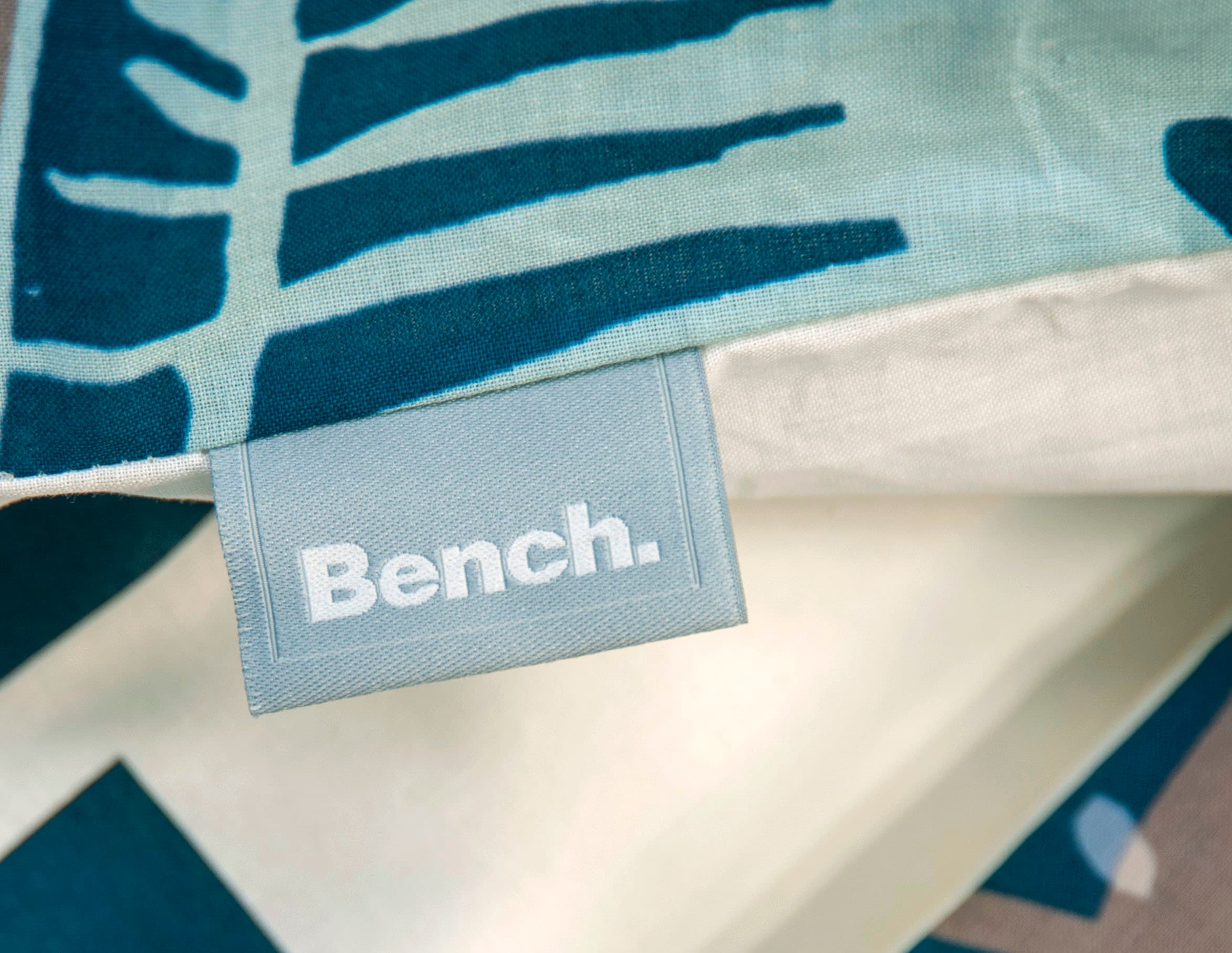 Bench. Wendebettwäsche »Bench«, mit Schriftzug