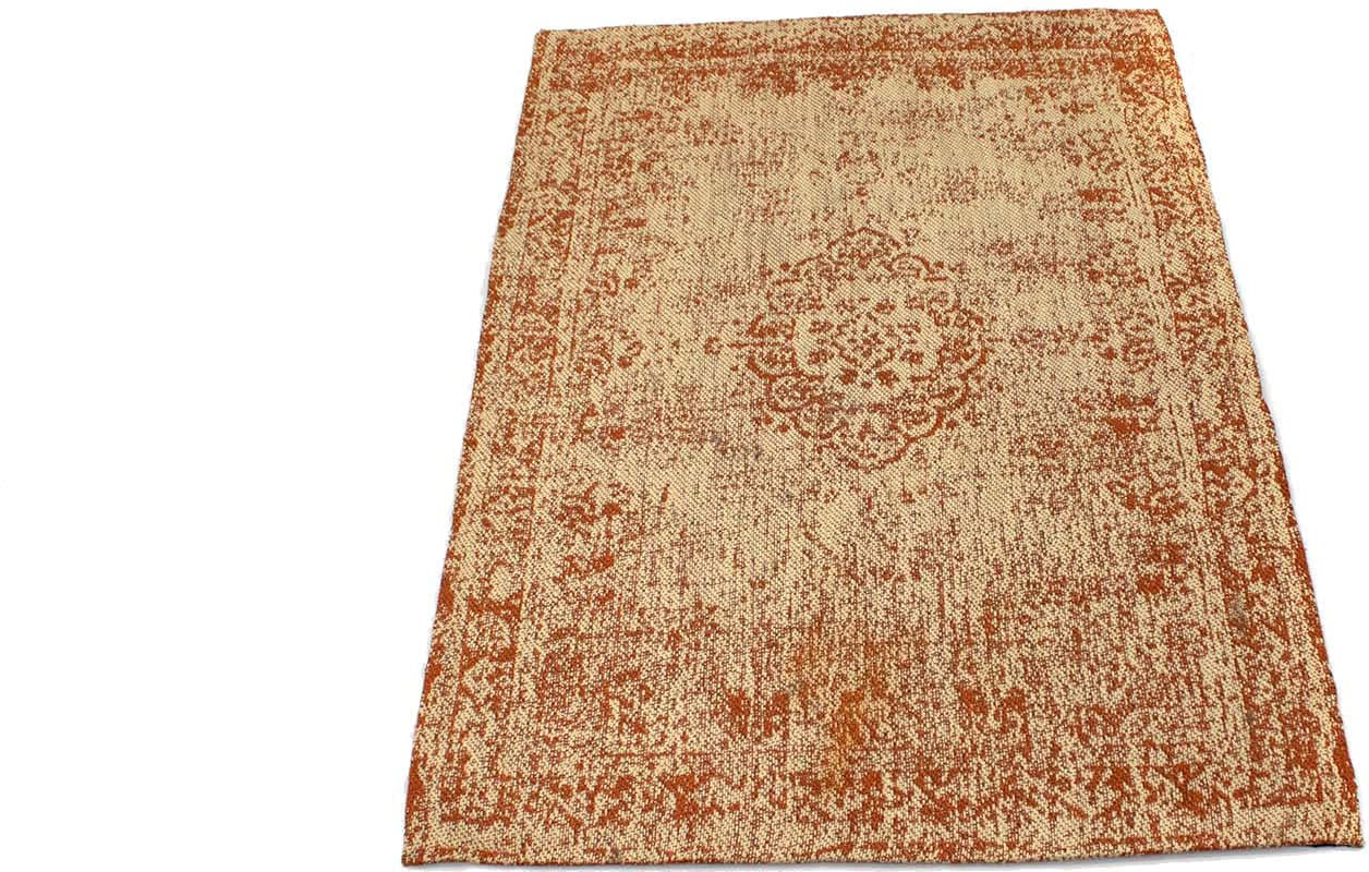 morgenland Wollteppich »Vintage Teppich handgetuftet beige«, rechteckig, Vi günstig online kaufen