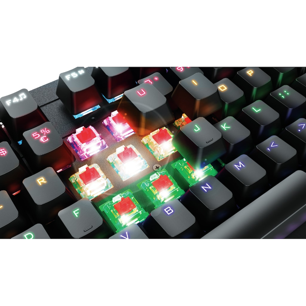 Trust Gaming-Tastatur »GXT 863 MAZZ MECHANICAL KEYBOARD DE«