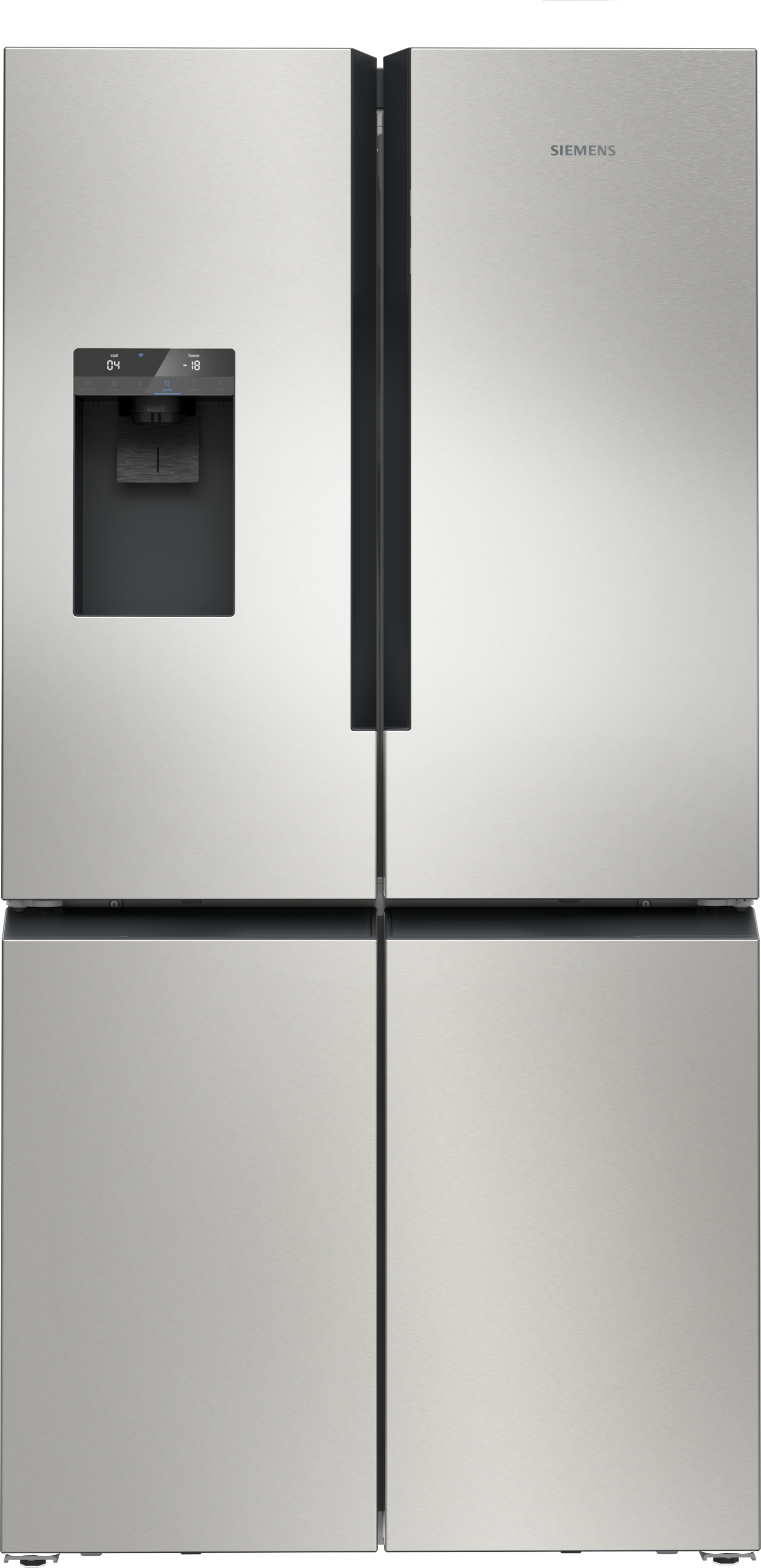 SIEMENS Multi Door iQ500 »KF96IAPEA« 183 cm hoch 90,5 cm breit silber