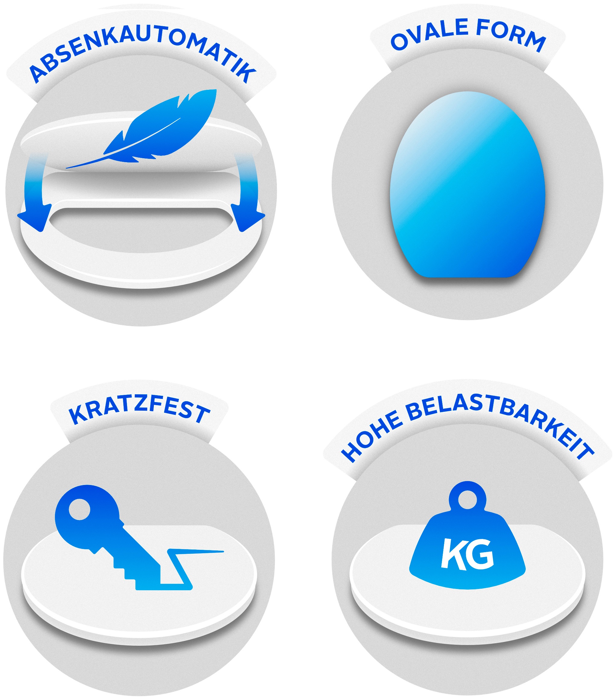 WENKO WC-Sitz »Secura«, aus Duroplast günstig online kaufen