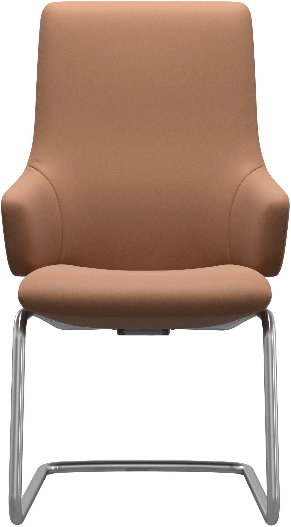 Stressless® Polsterstuhl »Laurel«, Leder BATICK, High Back mit Armlehne, Größe L, mit Beinen aus Stahl in Chrom matt