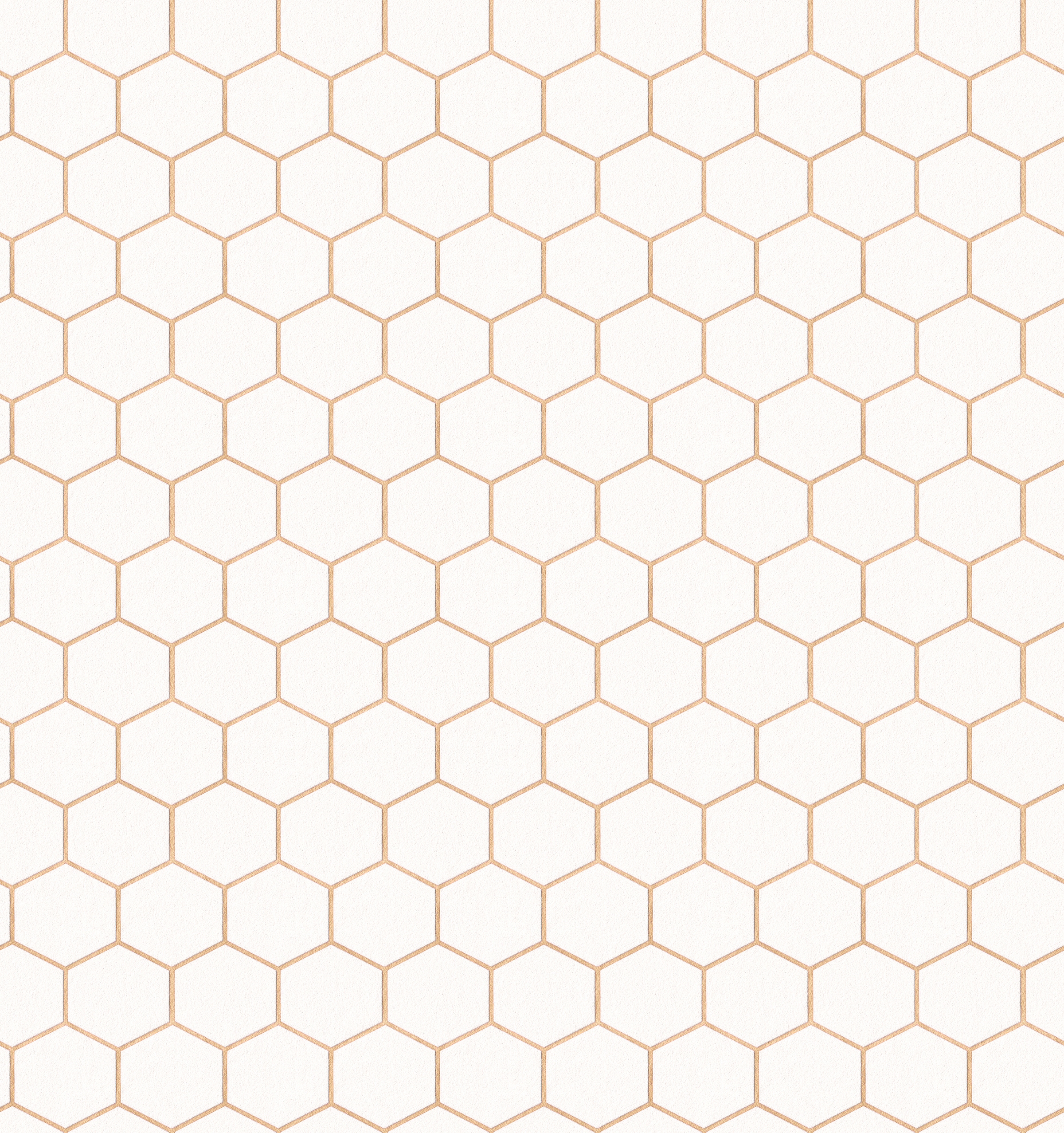 WOW Vliestapete »Hexagon« Holz aufgeschäumt VliesHexagon 1000x52cm