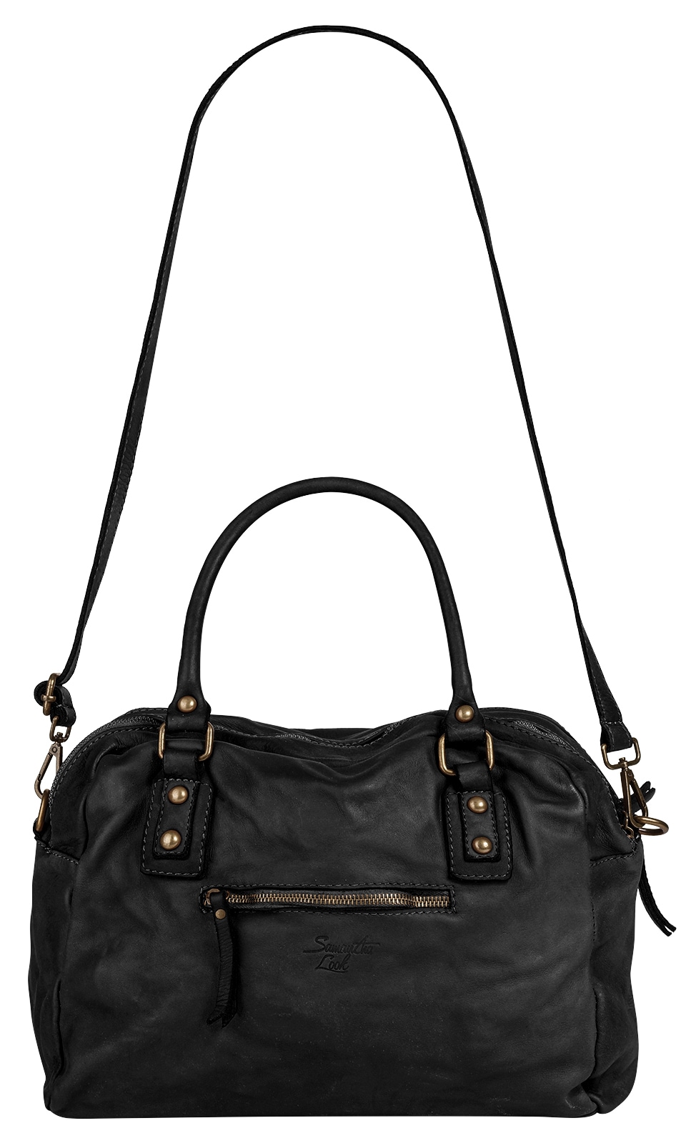 Samantha Look Shopper, echt Leder, Made in Italy