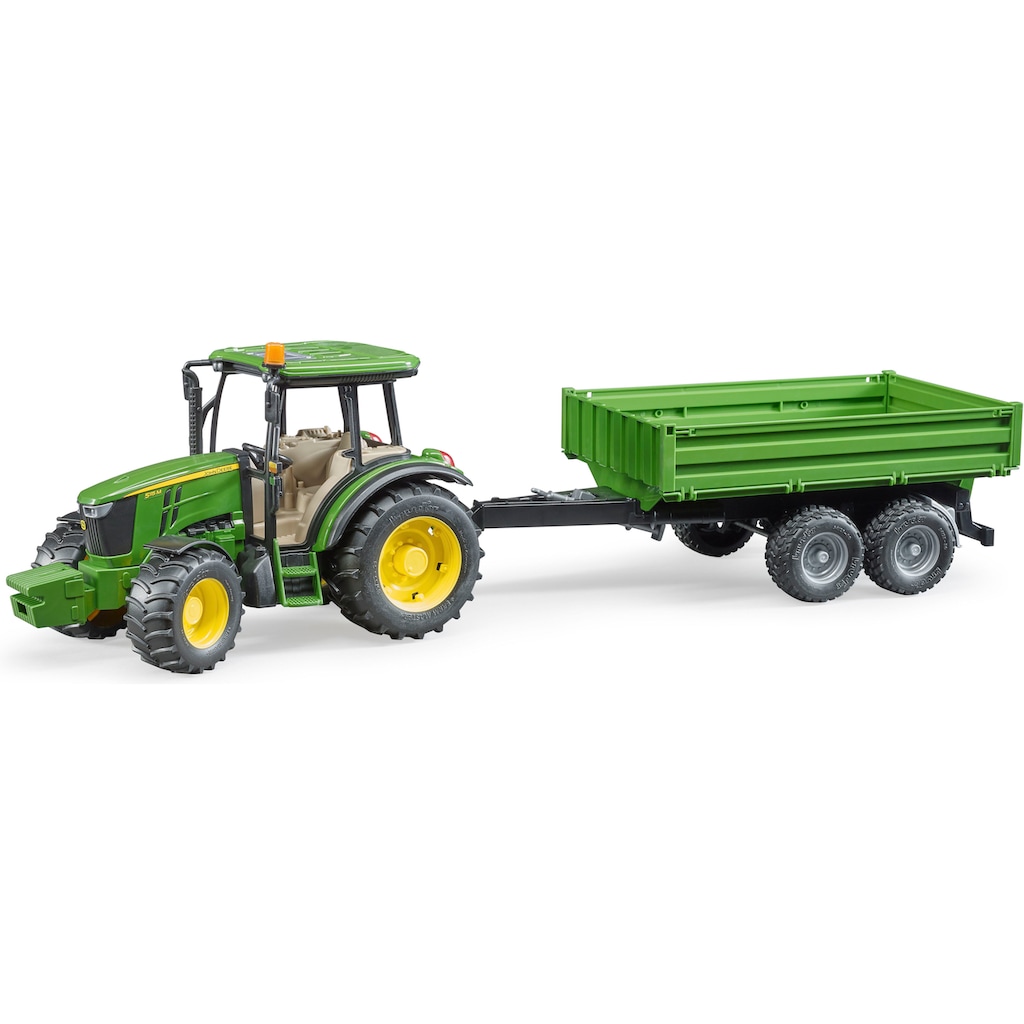 Bruder® Spielzeug-Traktor »John Deere 5115M mit Bordwandanhänger«