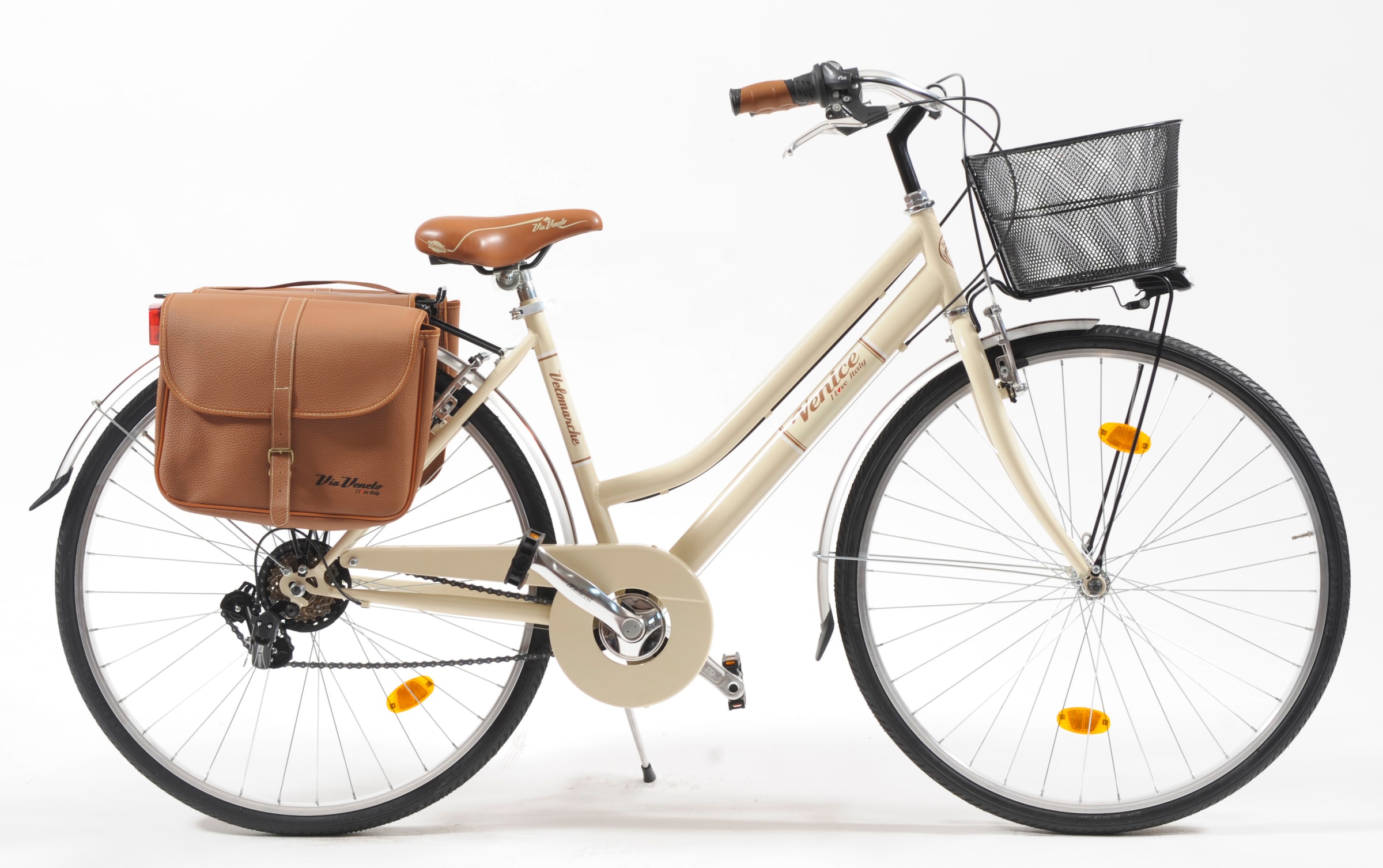 Bild von VENICE - I love Italy Cityrad »Citybike 605 Lady«, 6 Gang, Kettenschaltung, für Damen, Kettenschaltung