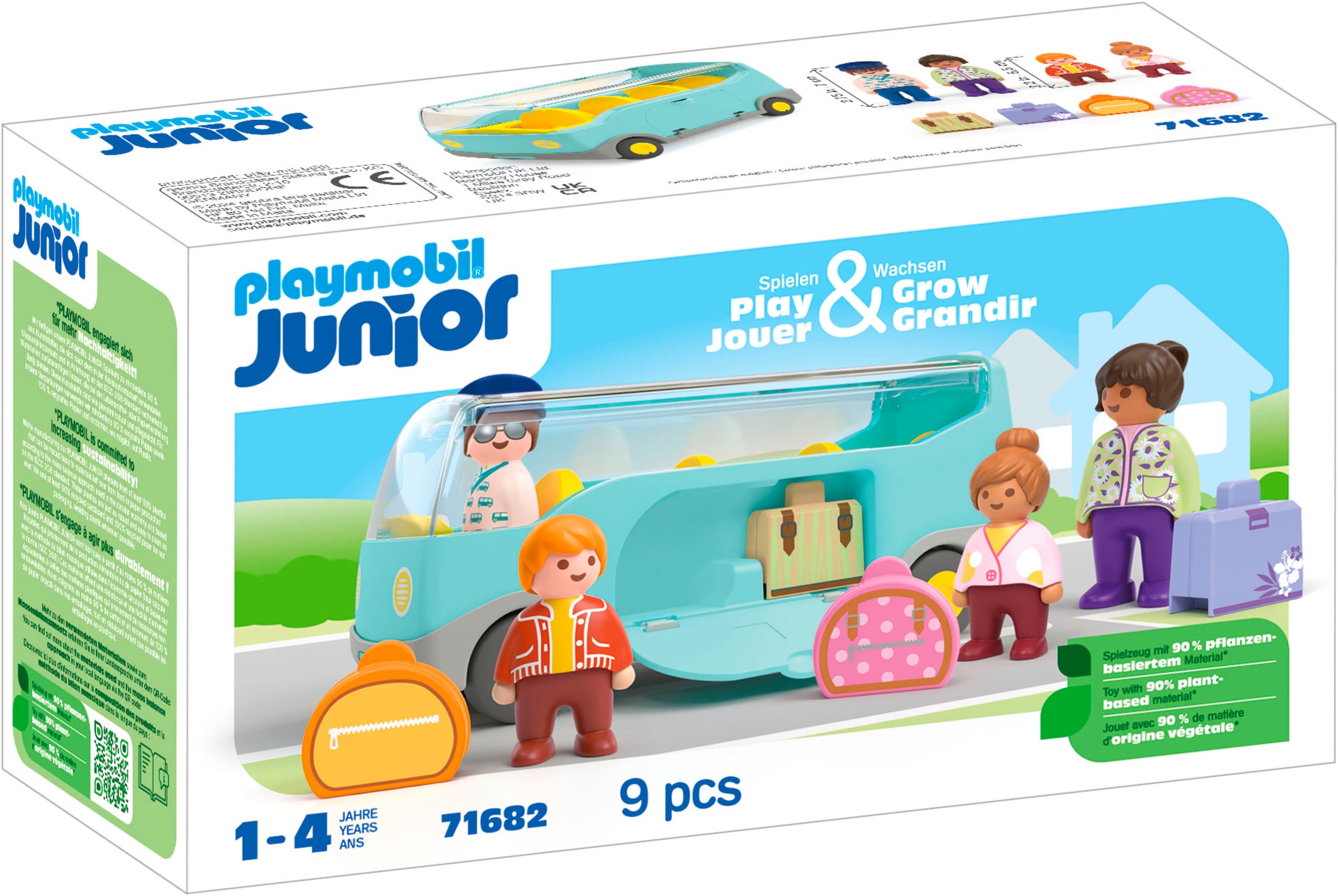 Konstruktions-Spielset »Reisebus (71682), JUNIOR«, (9 St.), Made in Europe