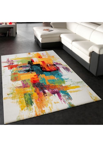 Paco Home Teppich »Canvas 752«, rechteckig, Kurzflor, modernes Design, mit Arizona... kaufen