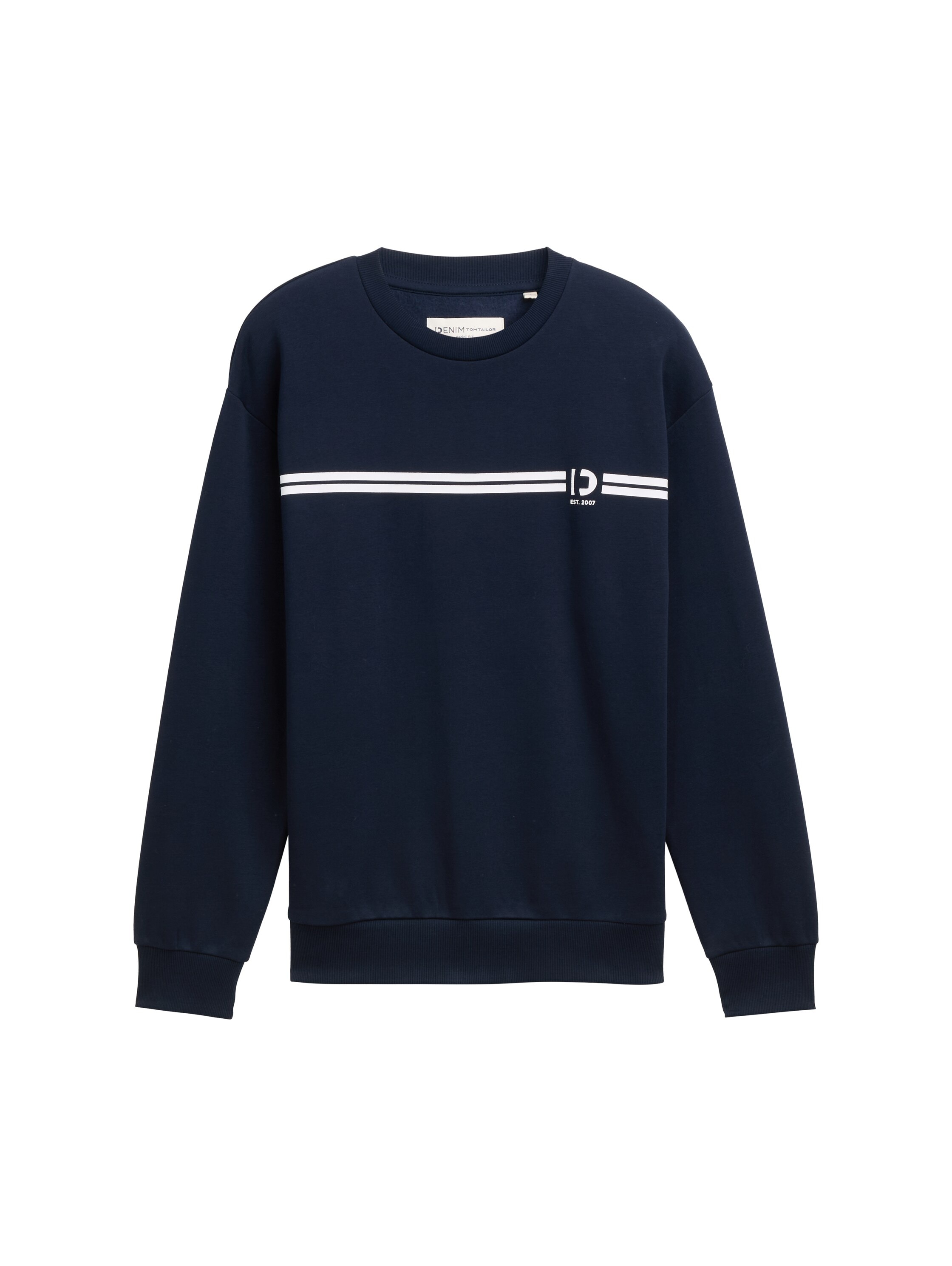 TOM TAILOR Denim Sweatshirt, mit Logo-Print
