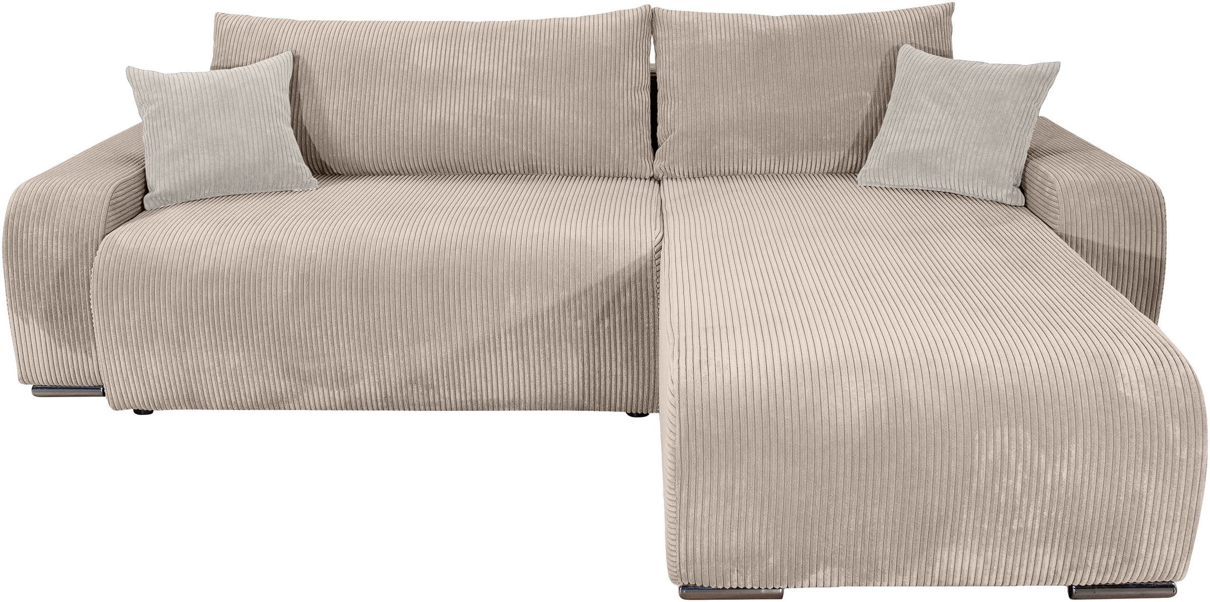 COLLECTION AB Ecksofa »Pia, L-Form, Breite 237 cm, mit Schlaffunktion« inkl günstig online kaufen