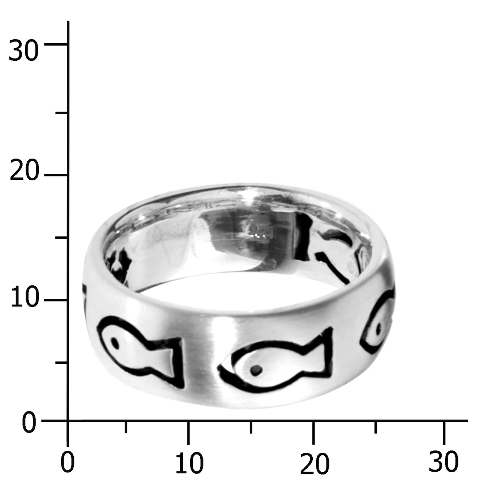 OSTSEE-SCHMUCK Fingerring »Ostsee-Schmuck Ring Fisch Ring Fisch«, (1 tlg.)