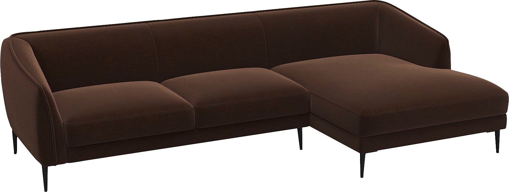 FLEXLUX Ecksofa »Belle Designsofa, L-Form, B/T 288/149 cm«, Skandinavisches günstig online kaufen