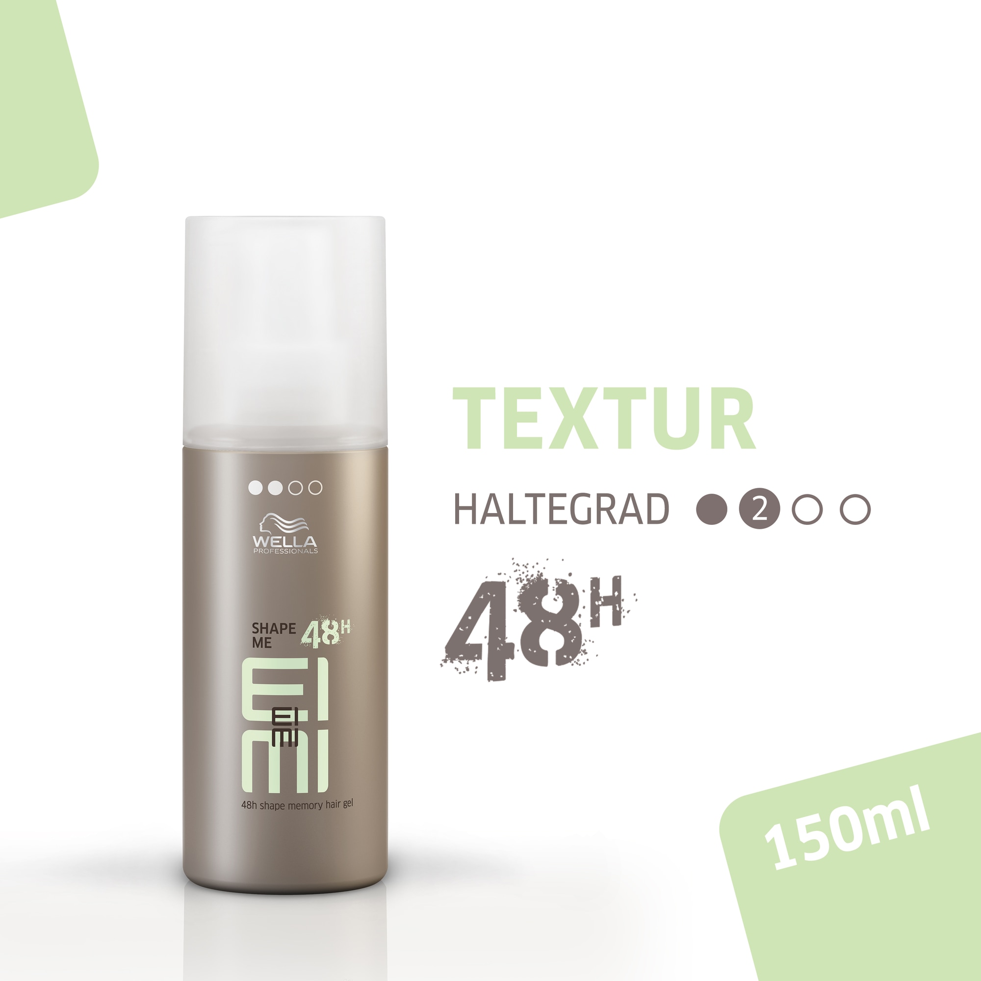 Wella Professionals Haarcreme »EIMI Shape Me Haargel« 48h Halt, Memory-Polymer-Komplex aktiviert durch Hitze