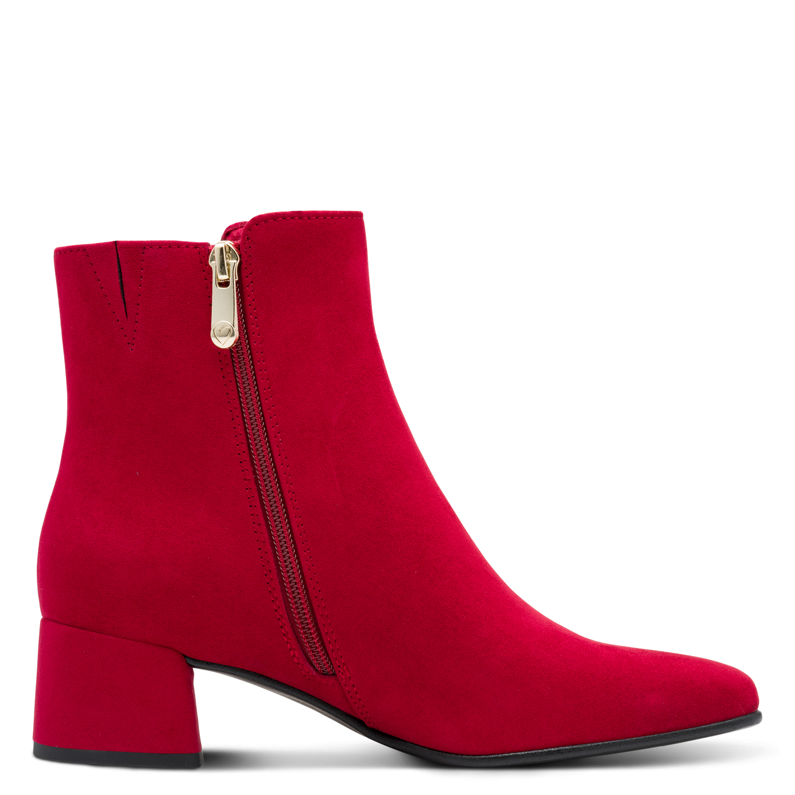 MARCO TOZZI Stiefelette, Blockabsatz, Businessschuh, Ankleboots mit Ziernähen