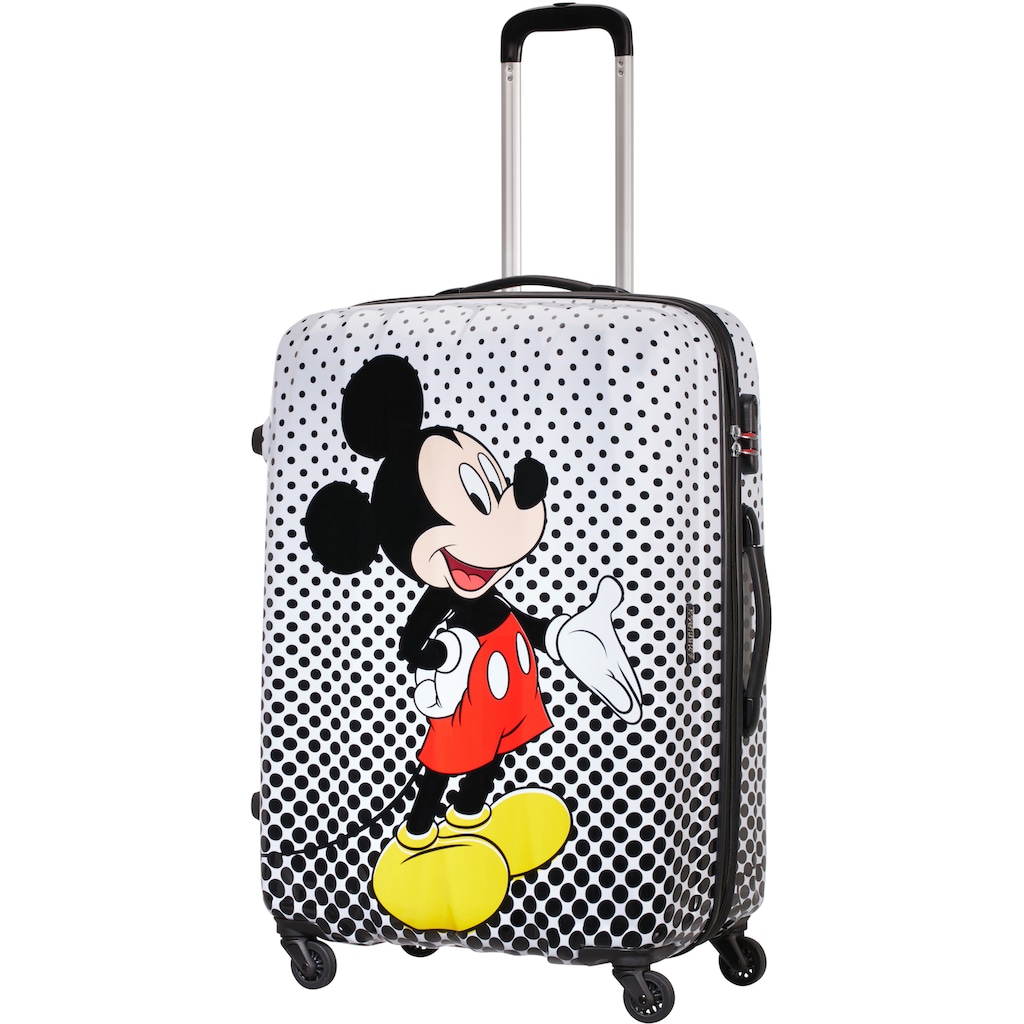 American Tourister® Hartschalen-Trolley »Disney Legends, Mickey Mouse Polka Dots, 75 cm«, 4 Rollen