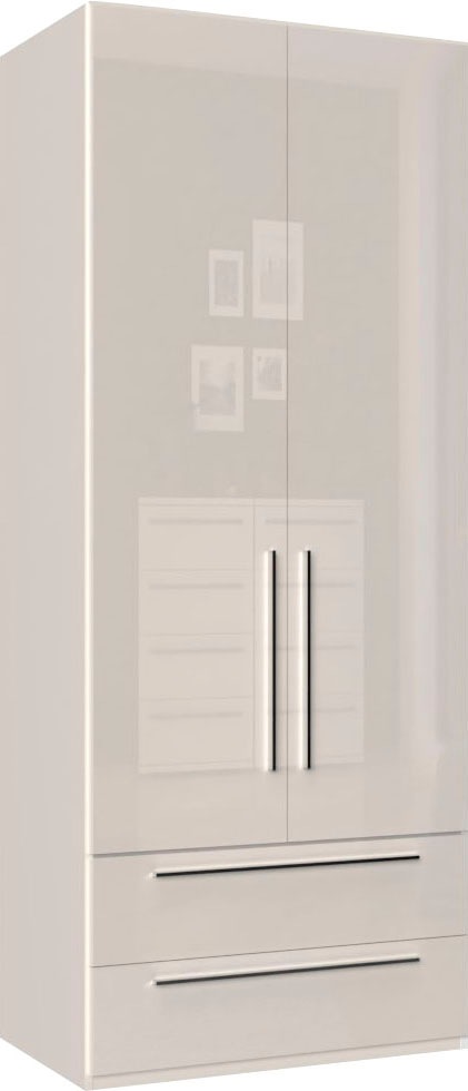 Places of Style Kleiderschrank »Piano, UV lackiert, hochglänzend in beige o günstig online kaufen