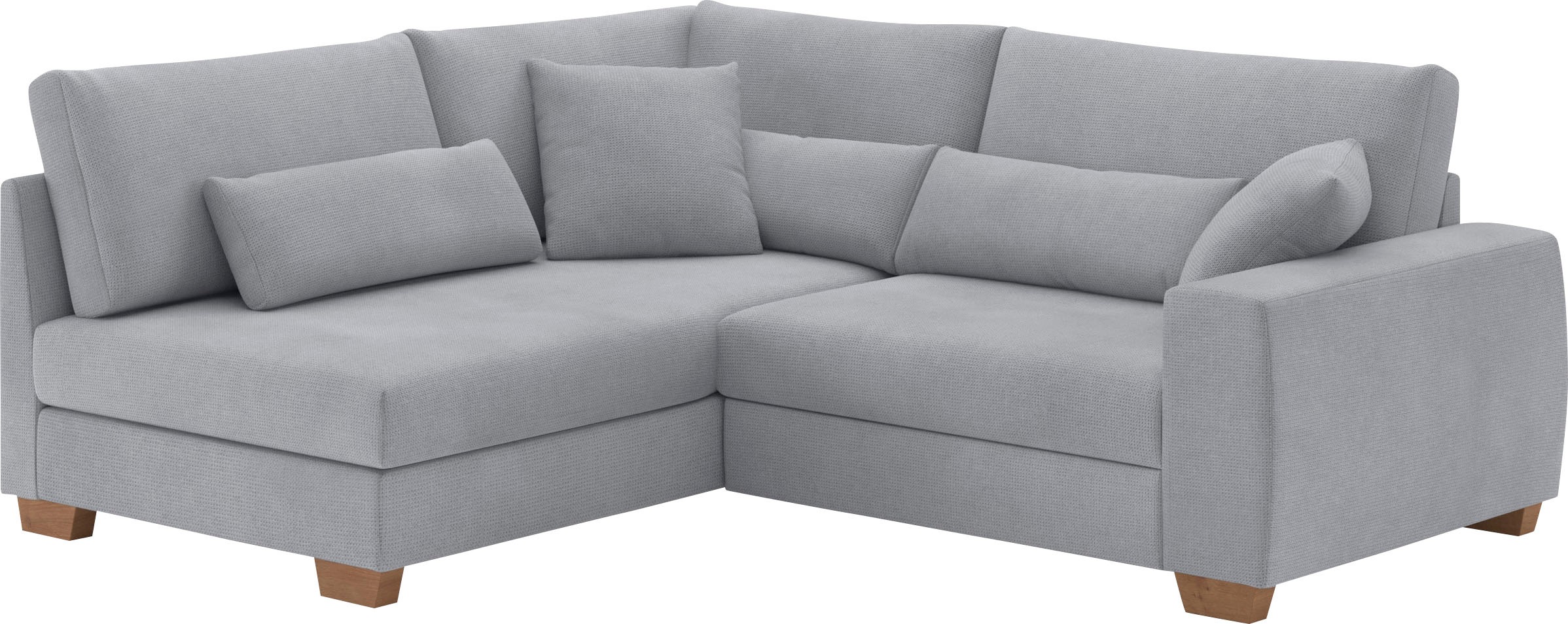 Mr. Couch Ecksofa »Helena L-Form«, Mit Federkern, wahlweise mit Bettfunktion und Taschenfederkern