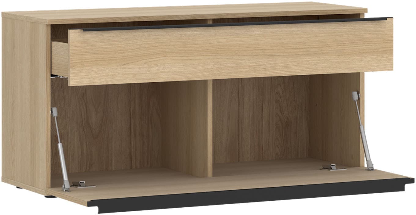 TOM TAILOR HOME Lowboard »COLOR PUZZLE 3 – 1 Klappe 1 Schublade mit farbigem Griff und Füßen«