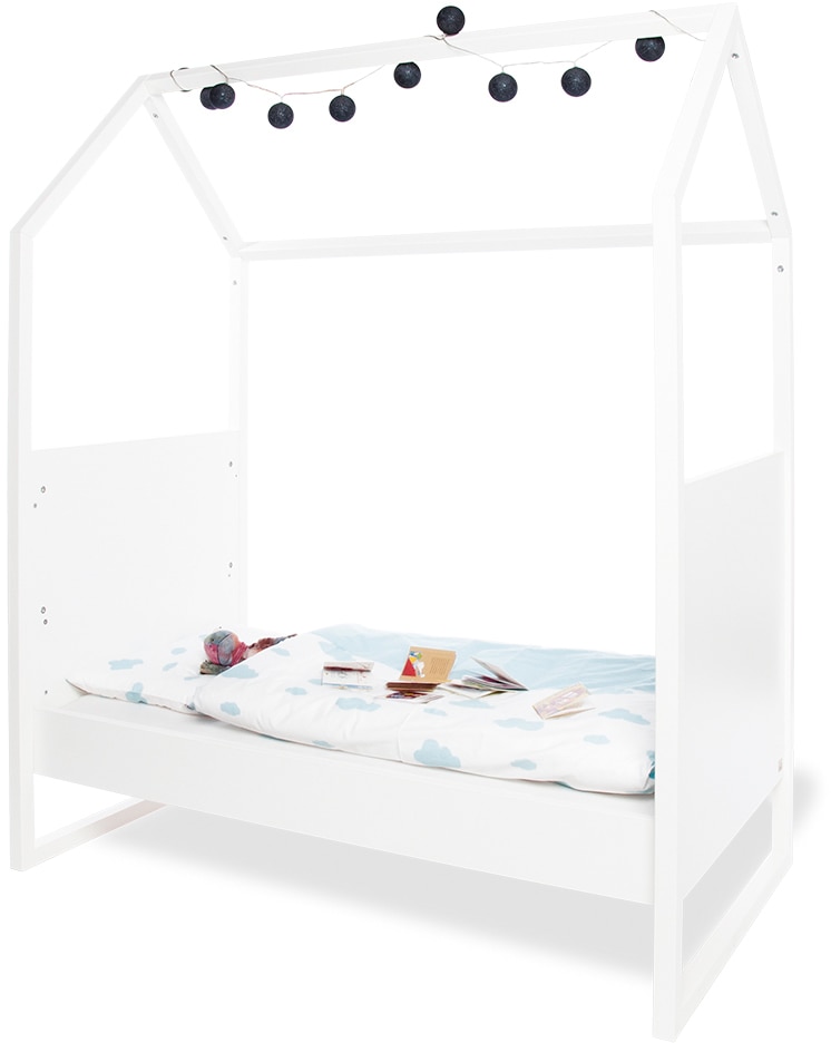 Pinolino® Babyzimmer-Komplettset »Hilda & Pan«, (Set, 3 tlg., Hausbett, Wic günstig online kaufen