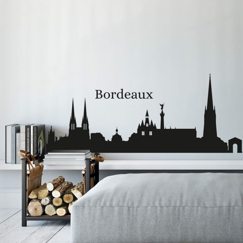 Wall-Art Wandtattoo »Stadt Skyline Bordeaux 120cm«, (1 St.)