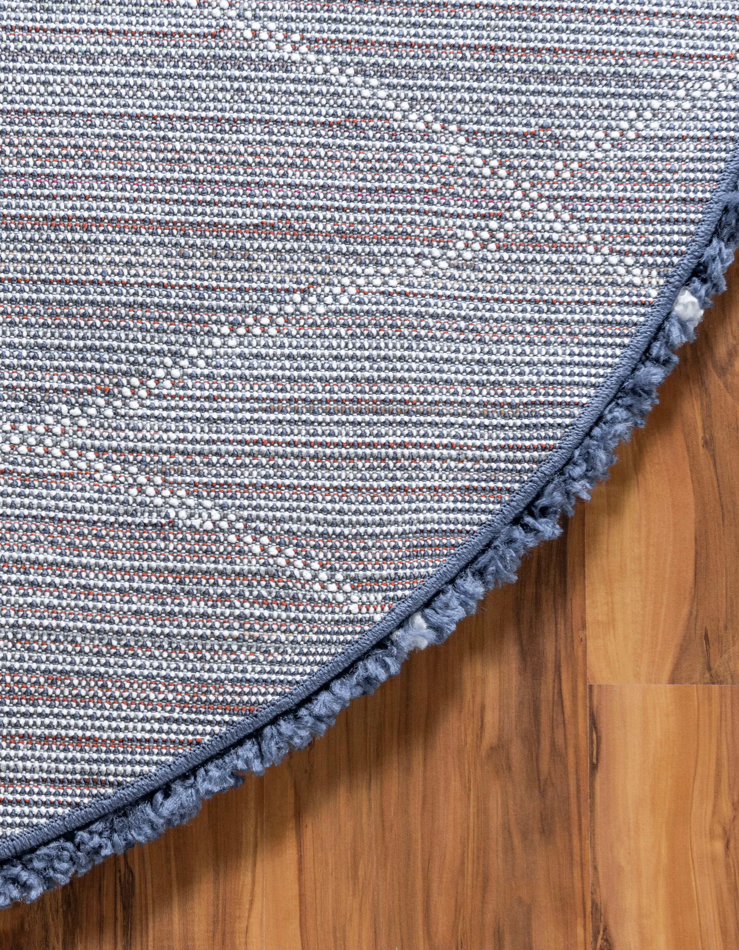 Myflair Möbel & Accessoires Hochflor-Teppich »Temara Shag Lagerräumung«, rund, 51 mm Höhe, gewebt, Rauten Design, weich & kuschelig