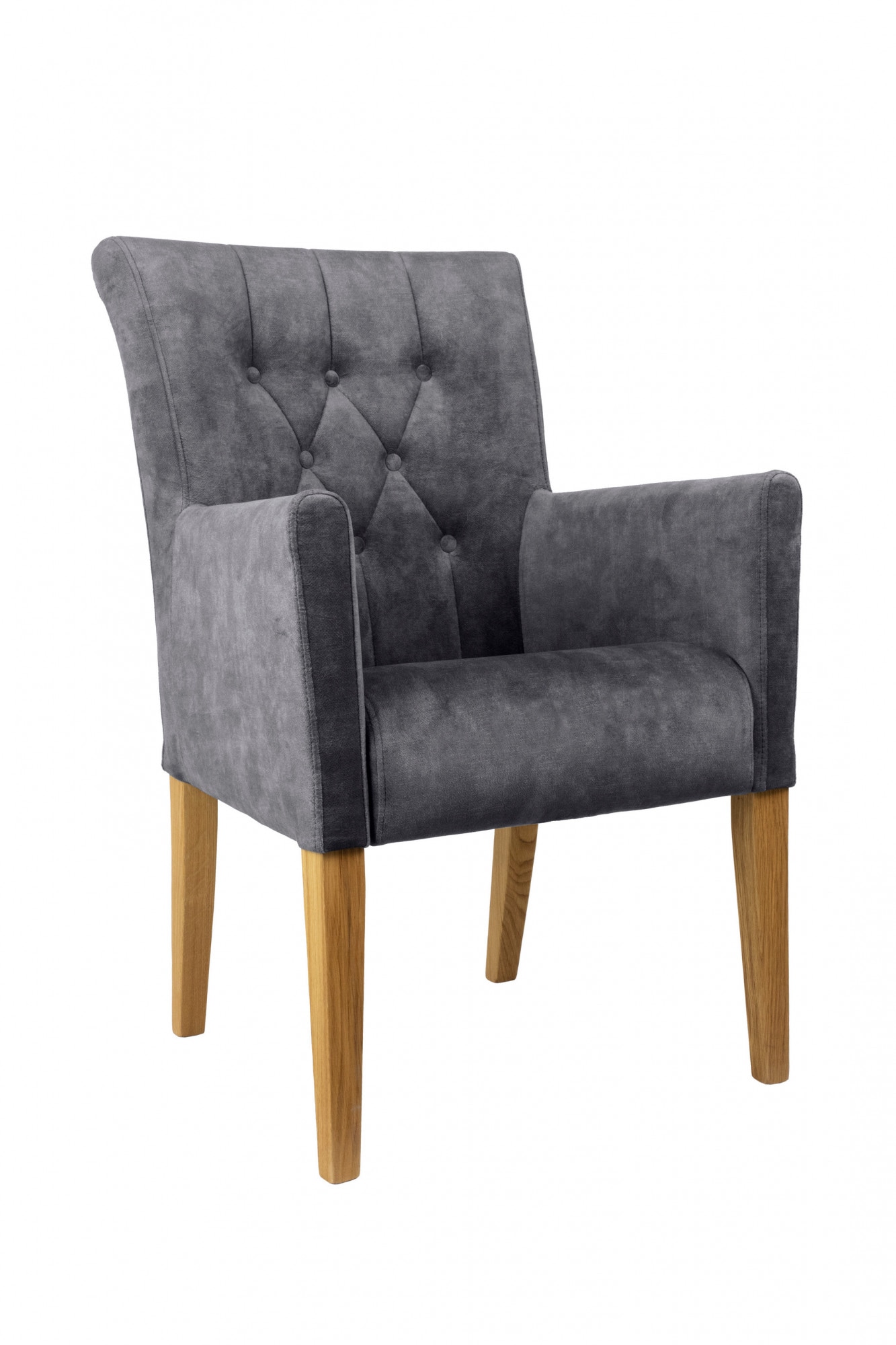 Home affaire Armlehnstuhl »Cortega Esszimmerstuhl mit Knopfheftung« () 1 St günstig online kaufen