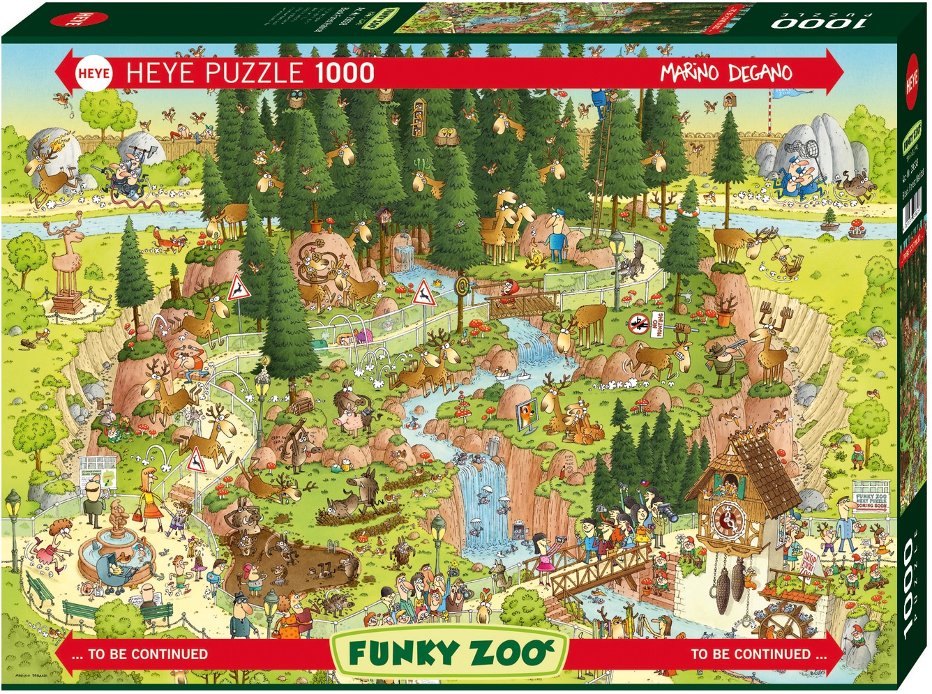 HEYE Puzzle »Black Forest Habitat«, Made in Germany