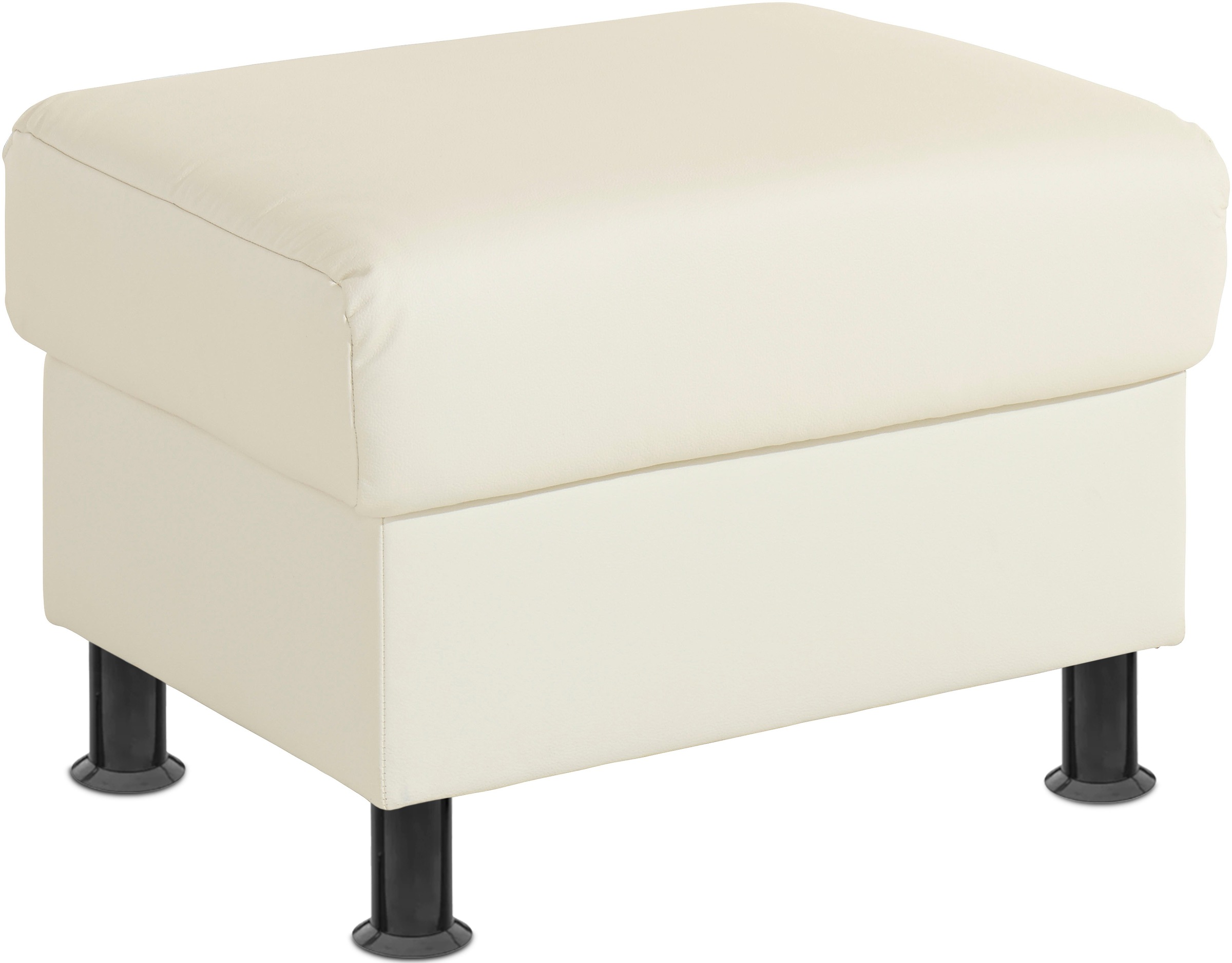 TRENDMANUFAKTUR Hocker »Rondo, Polsterhocker zur Serie, Breite 67 cm, Füße günstig online kaufen