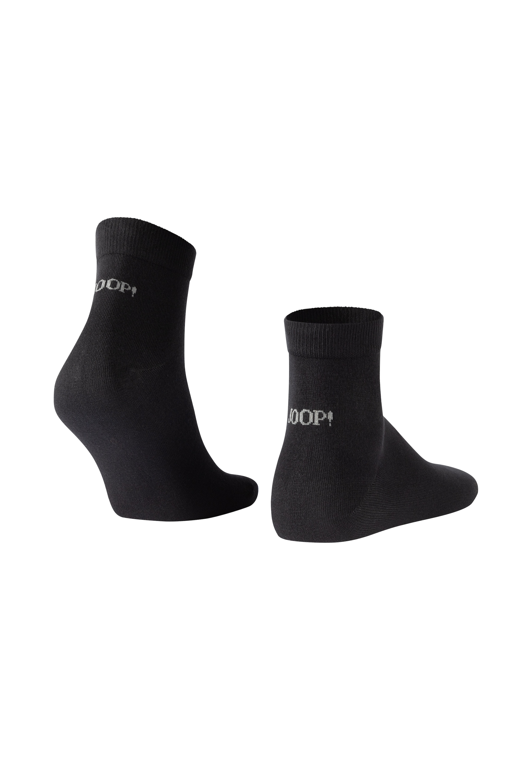 JOOP! Kurzsocken »premium essentials« 4 Paar tlg. mit Logoschriftzug an der Ferse