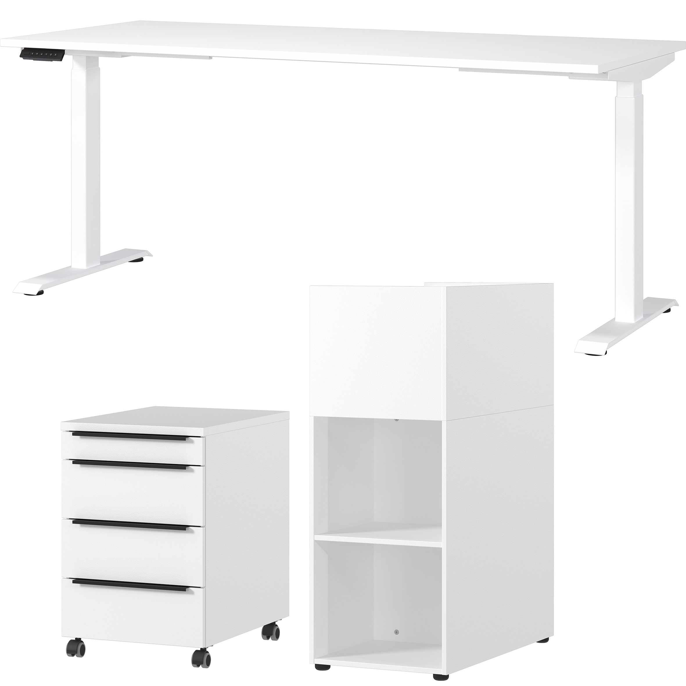 GERMANIA Büromöbel-Set »Mailand« 3 Stk. tlg. inkl. Schreibtisch, Rollcontai günstig online kaufen