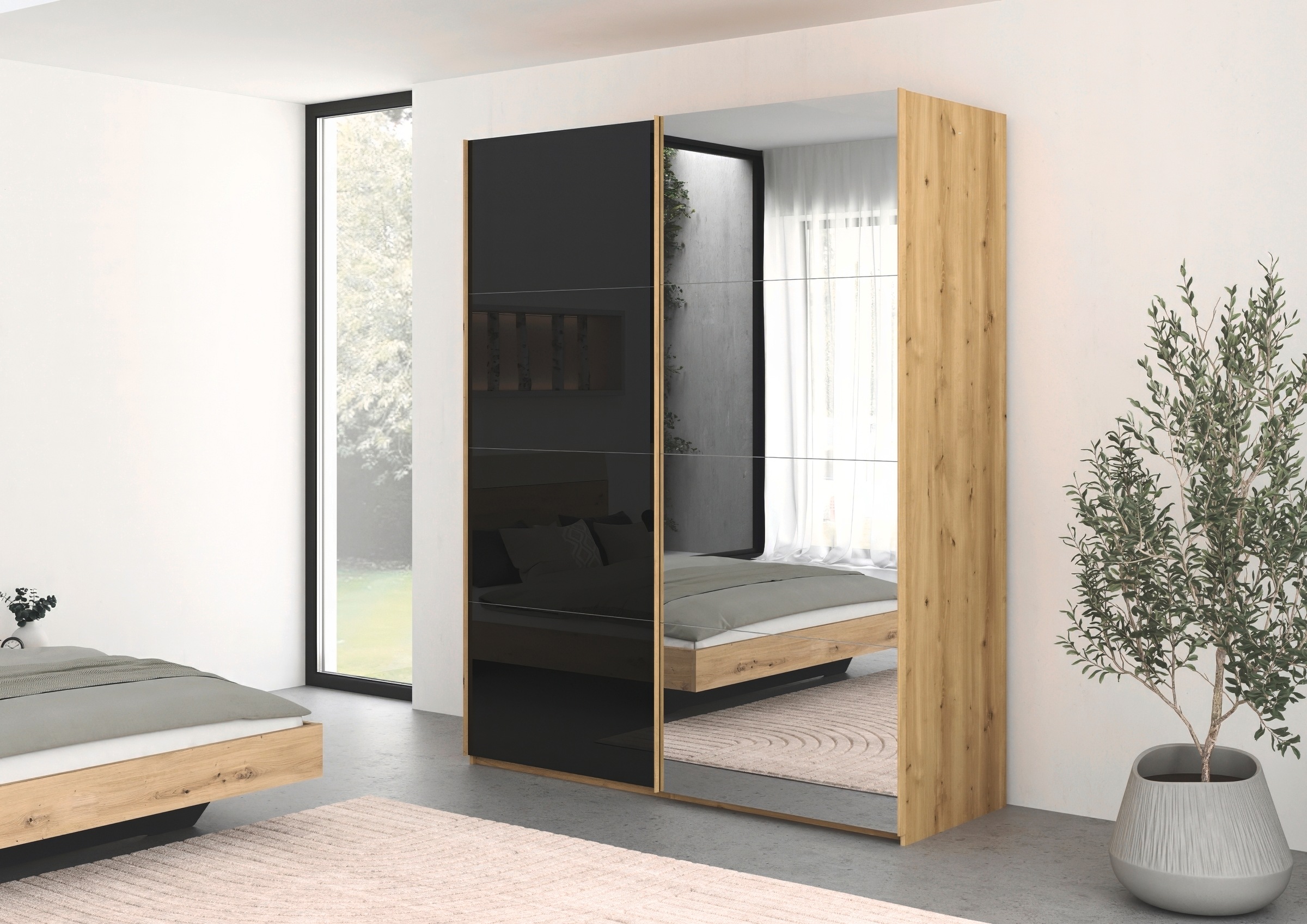 rauch Schwebetürenschrank »Kleiderschrank Schrank Garderobe Schlafzimmersch günstig online kaufen
