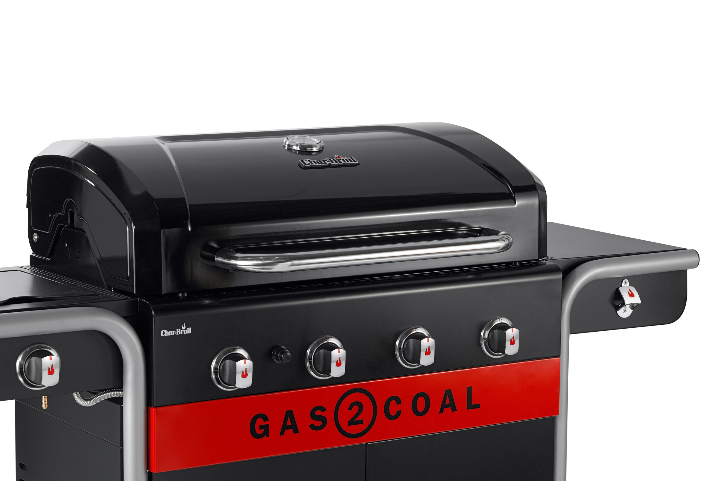 7. Bild von Char-Broil Kombigrill »Hybrid Gas2Coal 2.0 440«, 4-Brenner mit Seitenbrenner und Ablage